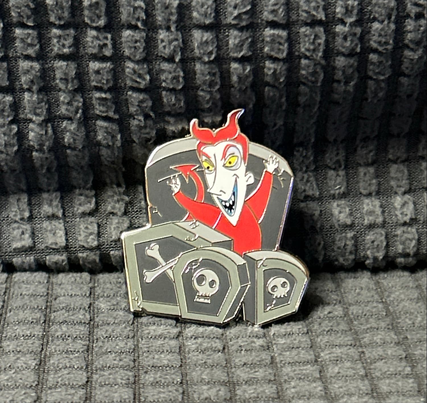 Lock - The Nightmare Before Christmas Tombstone Mystery Pin front