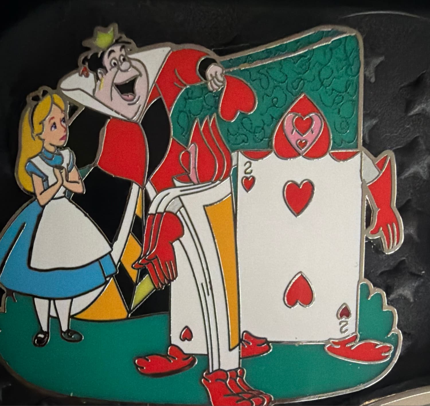Alice, Queen of Hearts & Cards front