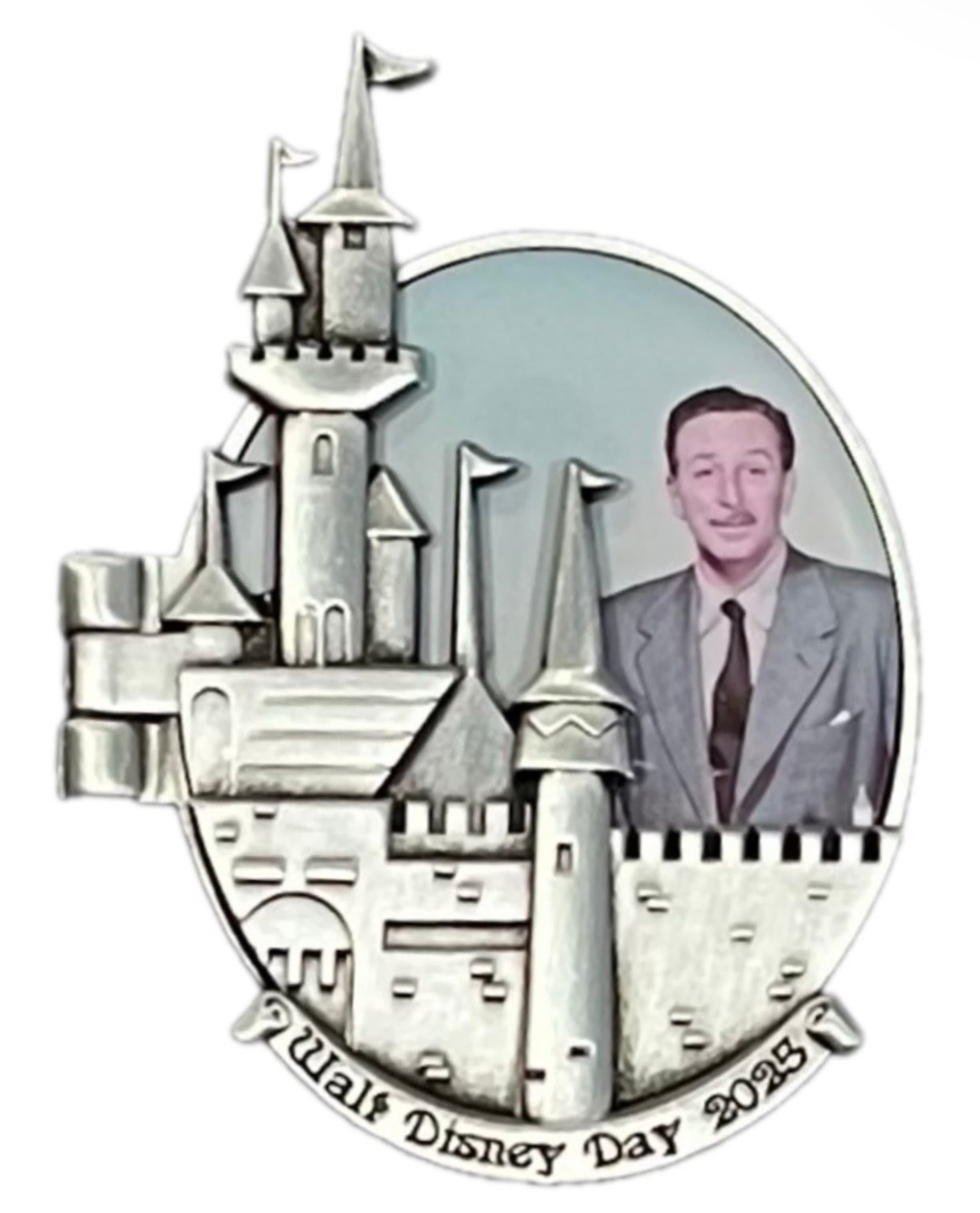 Walt Disney Day 2025 - Walt Disney and Sleeping Beauty Castle Hinged
