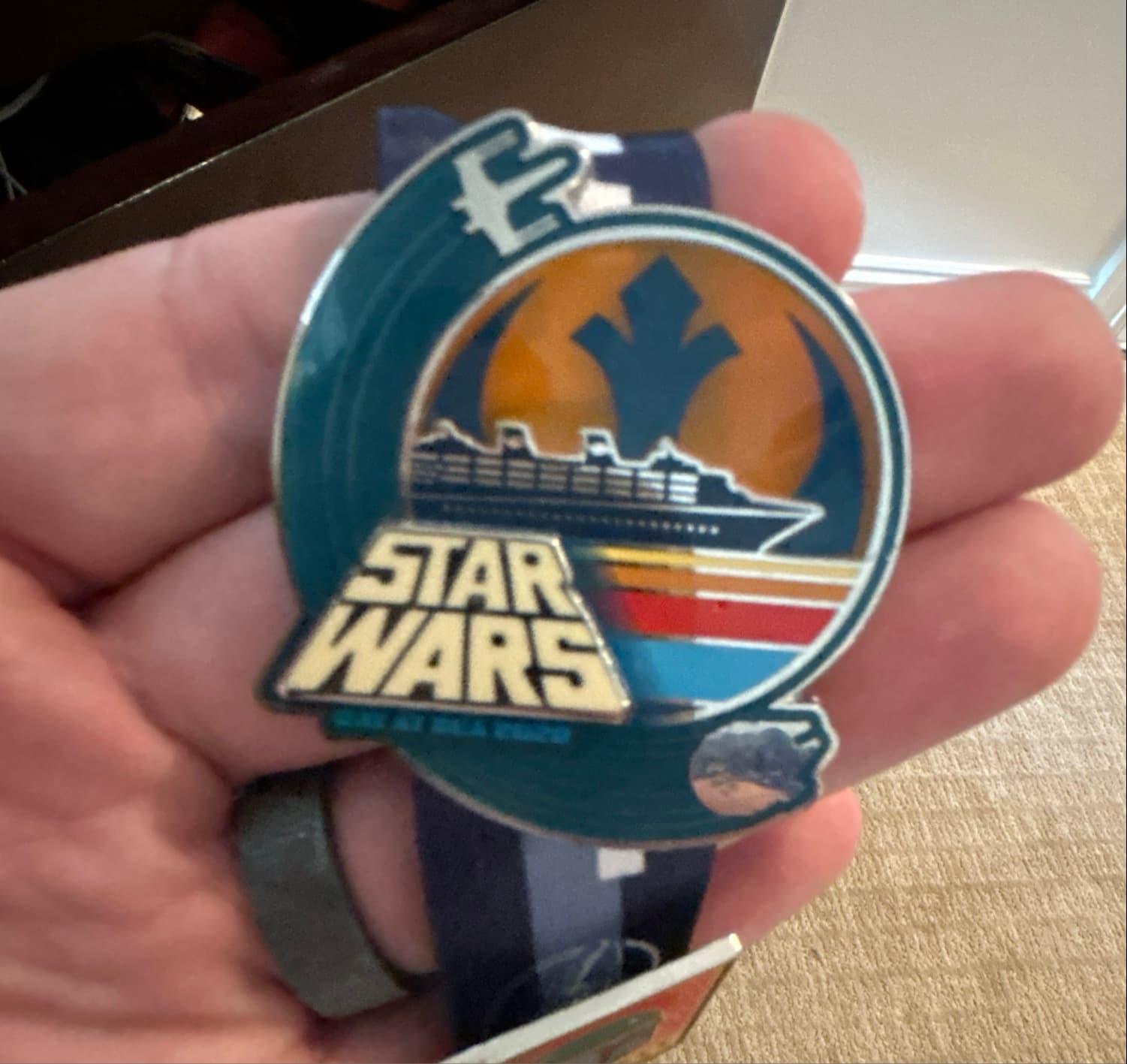 Star Wars Day at Sea Cruise Ship with Rebel Alliance Symbol Pin
