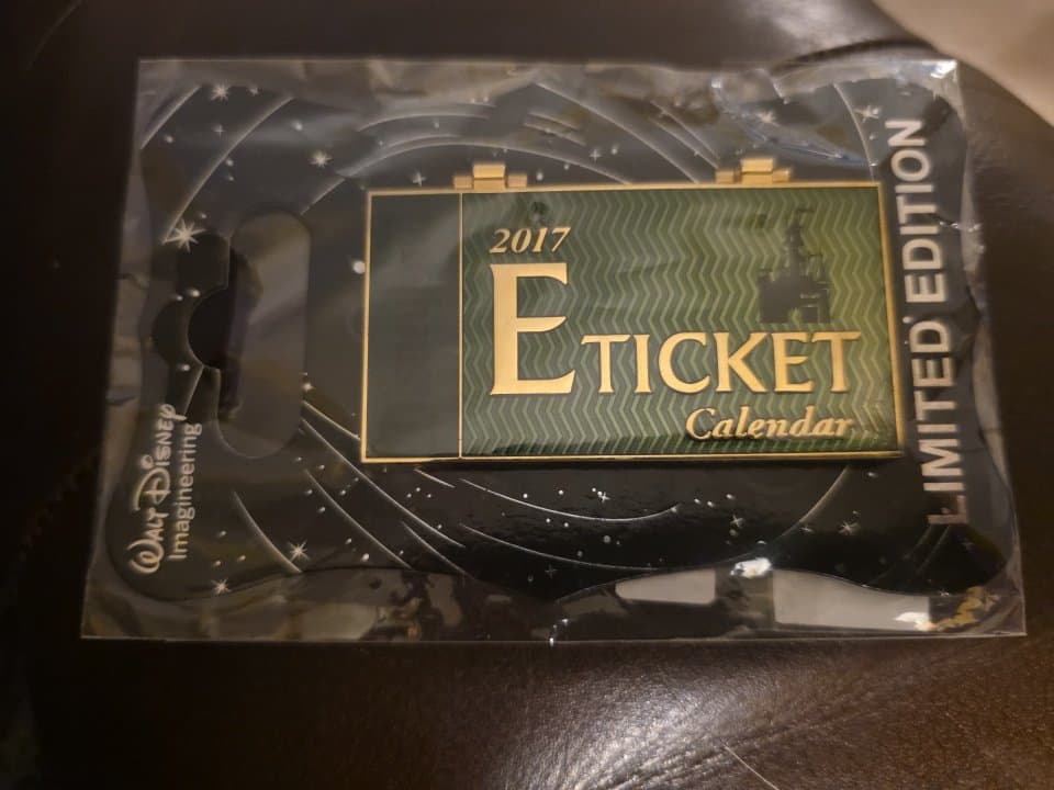 Disney WDI E-Ticket Calendar Hinged Pin