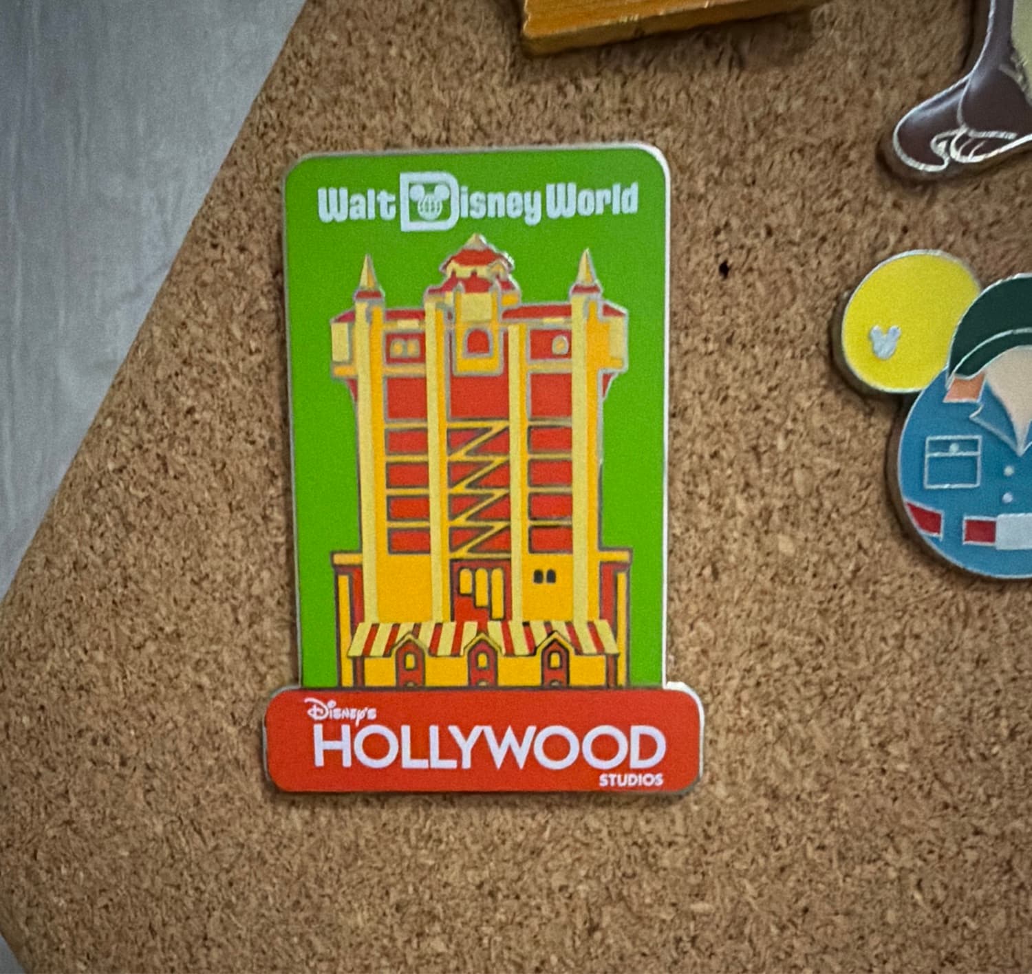 Walt Disney World Hollywood Studios Tower of Terror Park Icon Pin