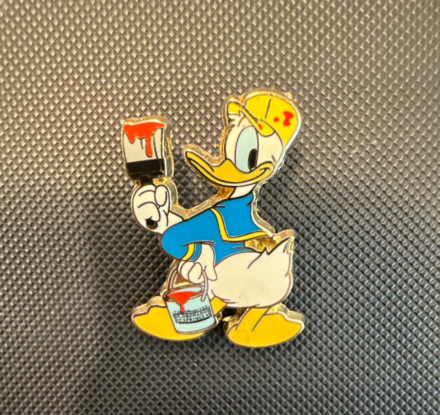 Donald Duck Coronado Springs Construction Painter Pin