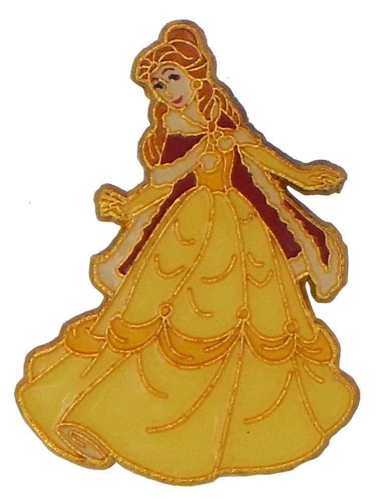 Disneyland Paris "Joyeux Noël" Belle Princess Booster Pin.