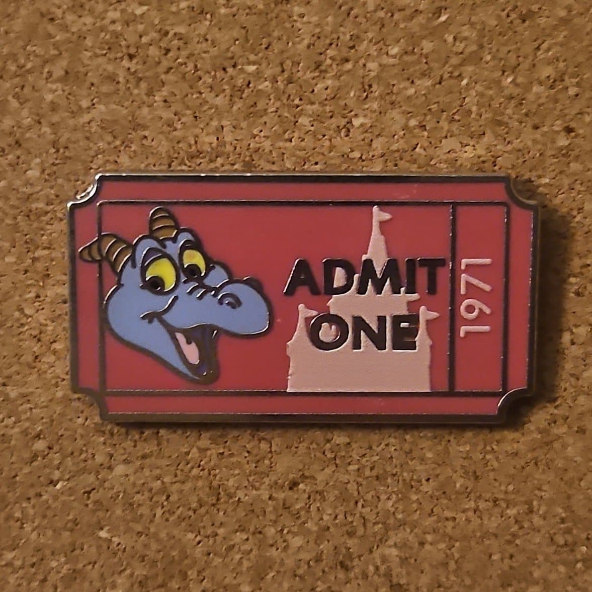 Figment Admit One Ticket 1971 front