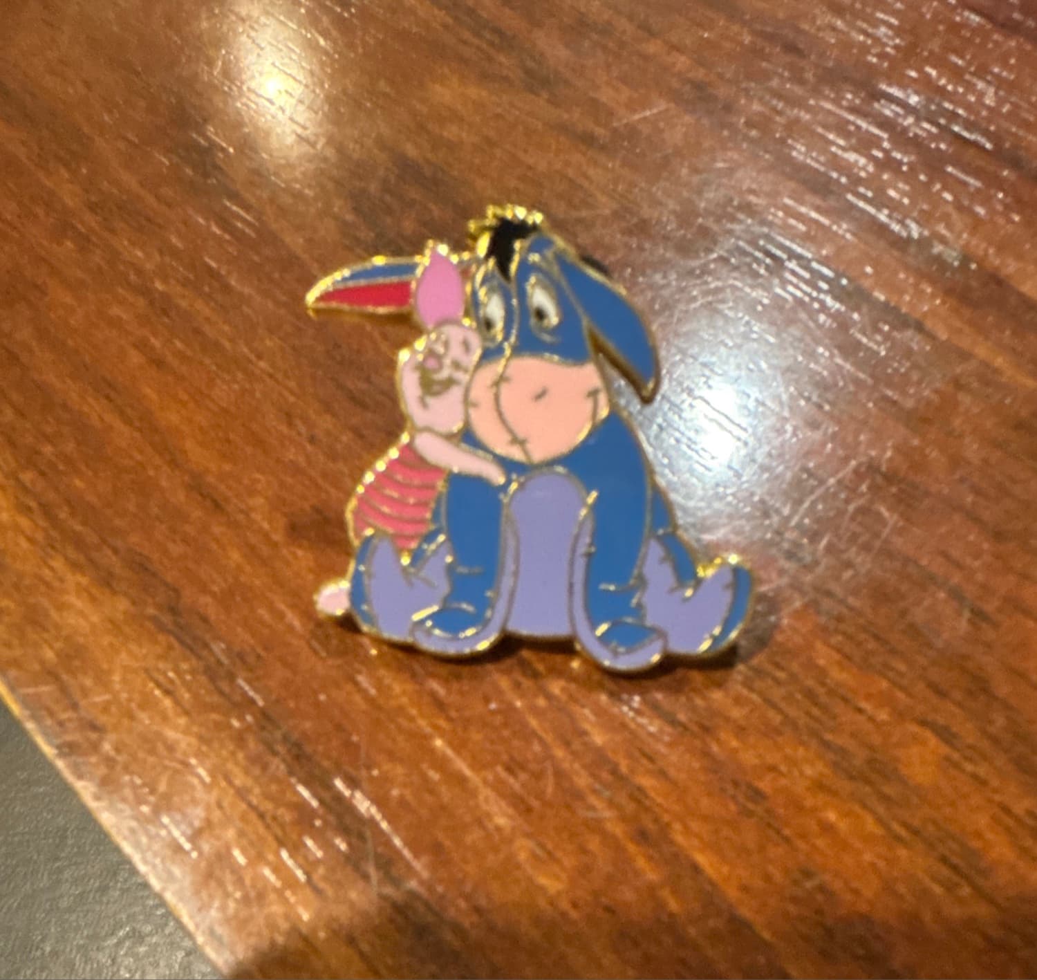 Eeyore and Piglet Hugging