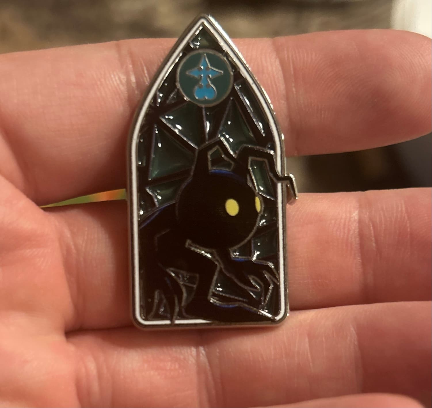 Disney Kingdom Hearts Stained Glass Blind Box Enamel Pin