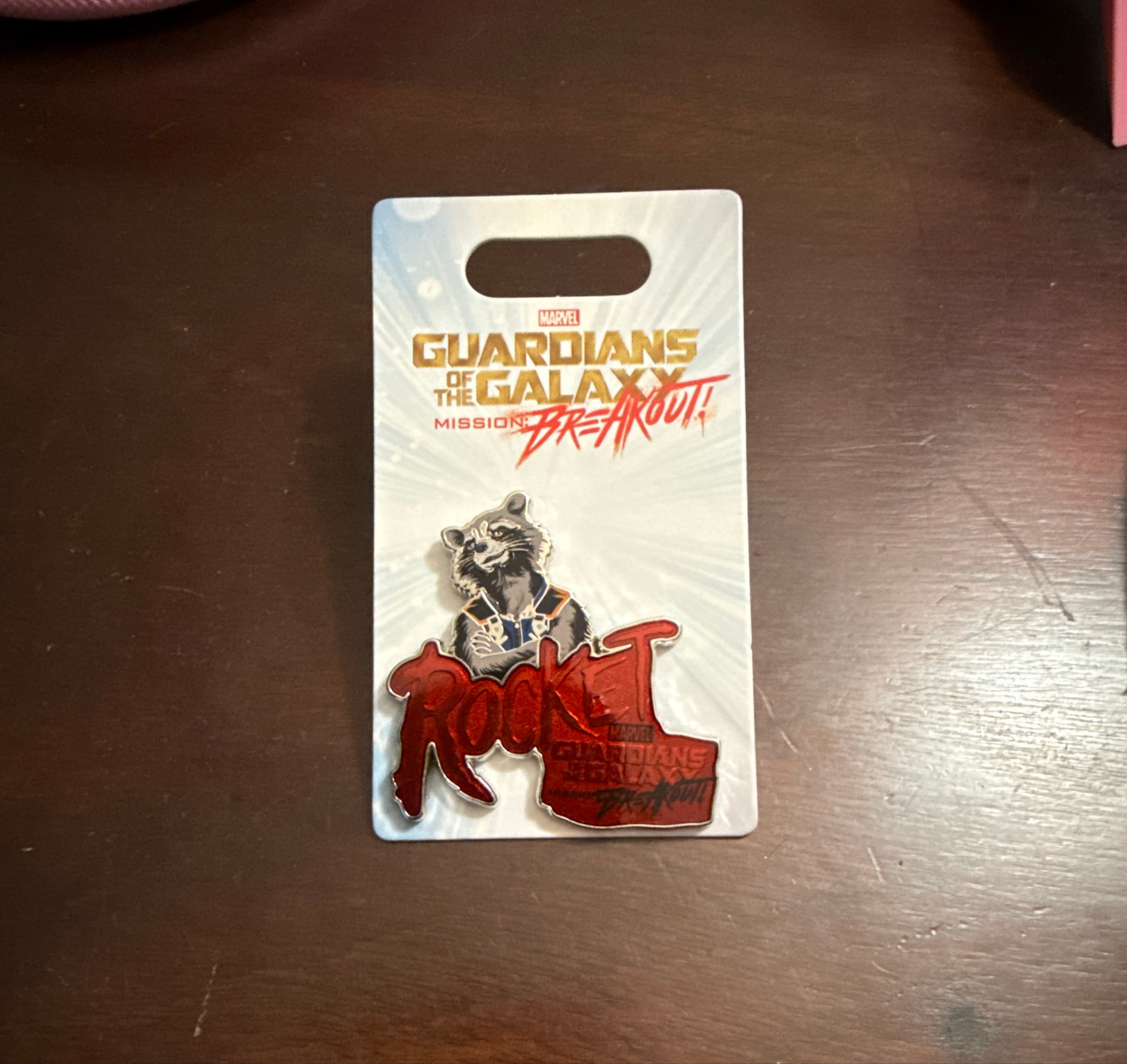 Rocket the Raccoon - Guardians of the Galaxy Mission: Breakout front