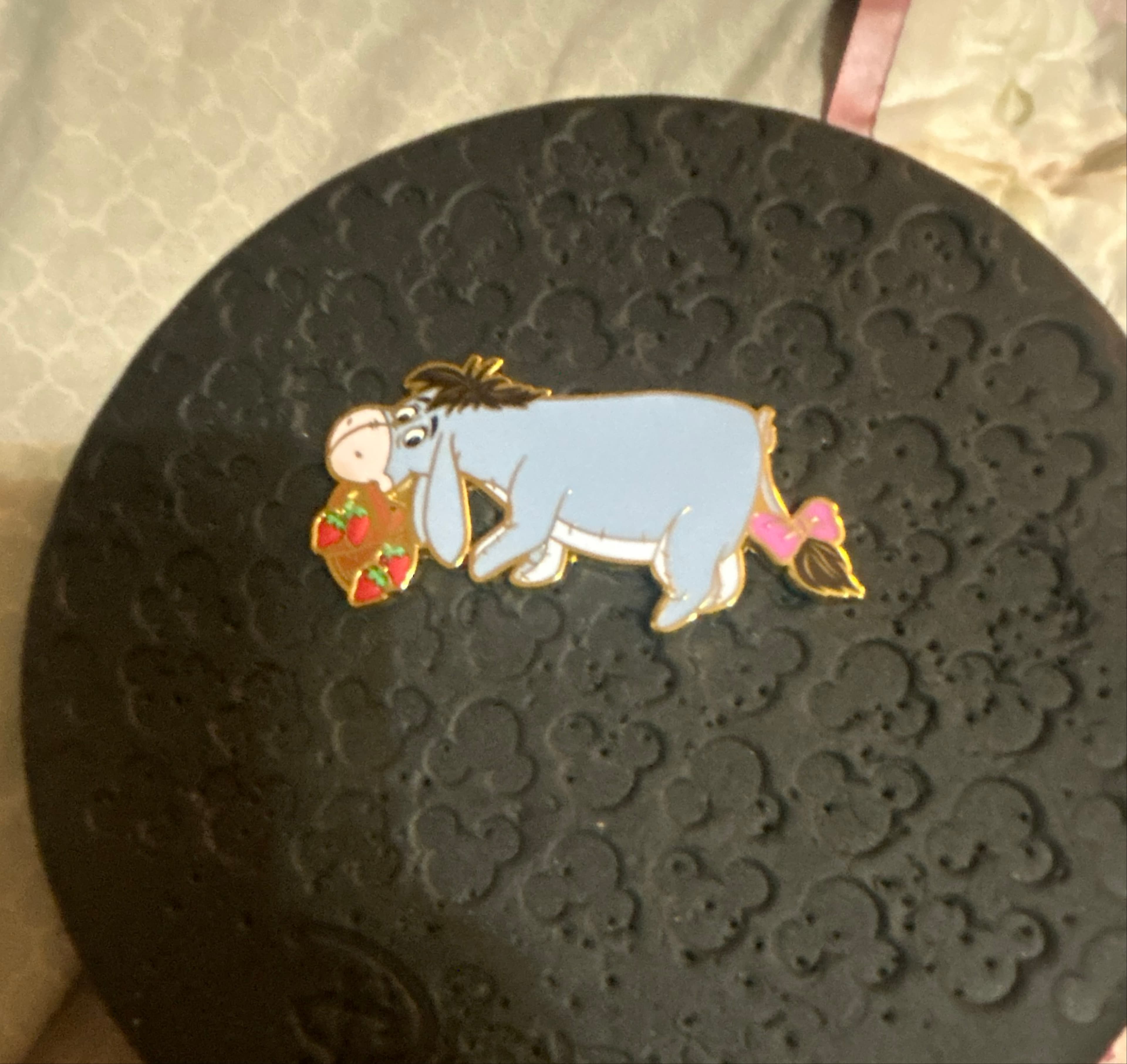 Eeyore with a Basket of Strawberries - BoxLunch Disney Winnie the Pooh Strawberry Blind Box front