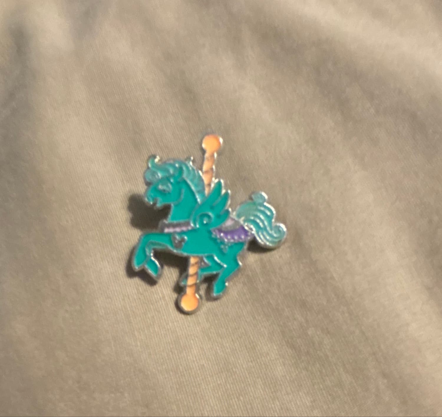 Hidden Mickey Fantasia Pegasus Carousel 2017