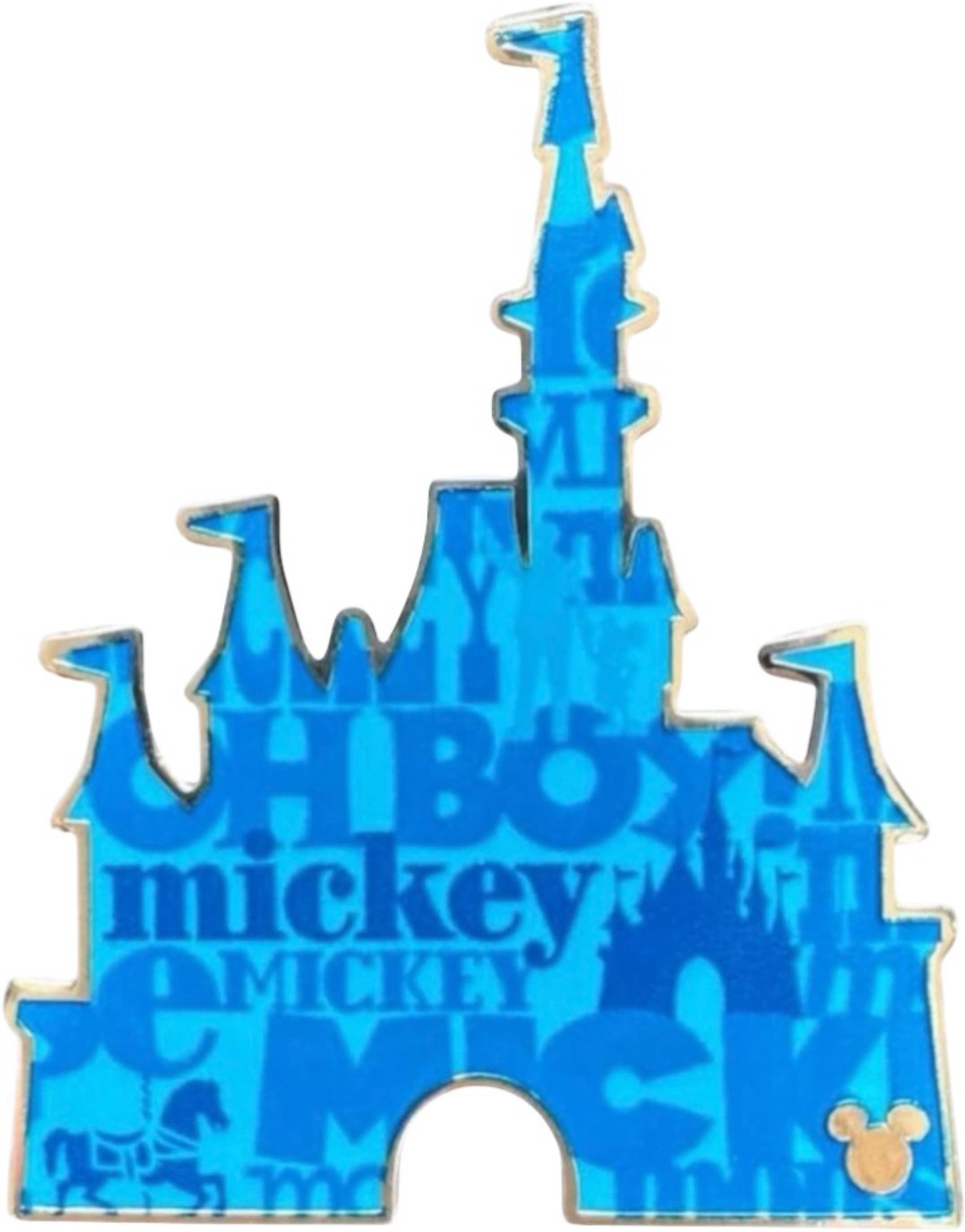 Walt Disney and Mickey Cinderella Castle front