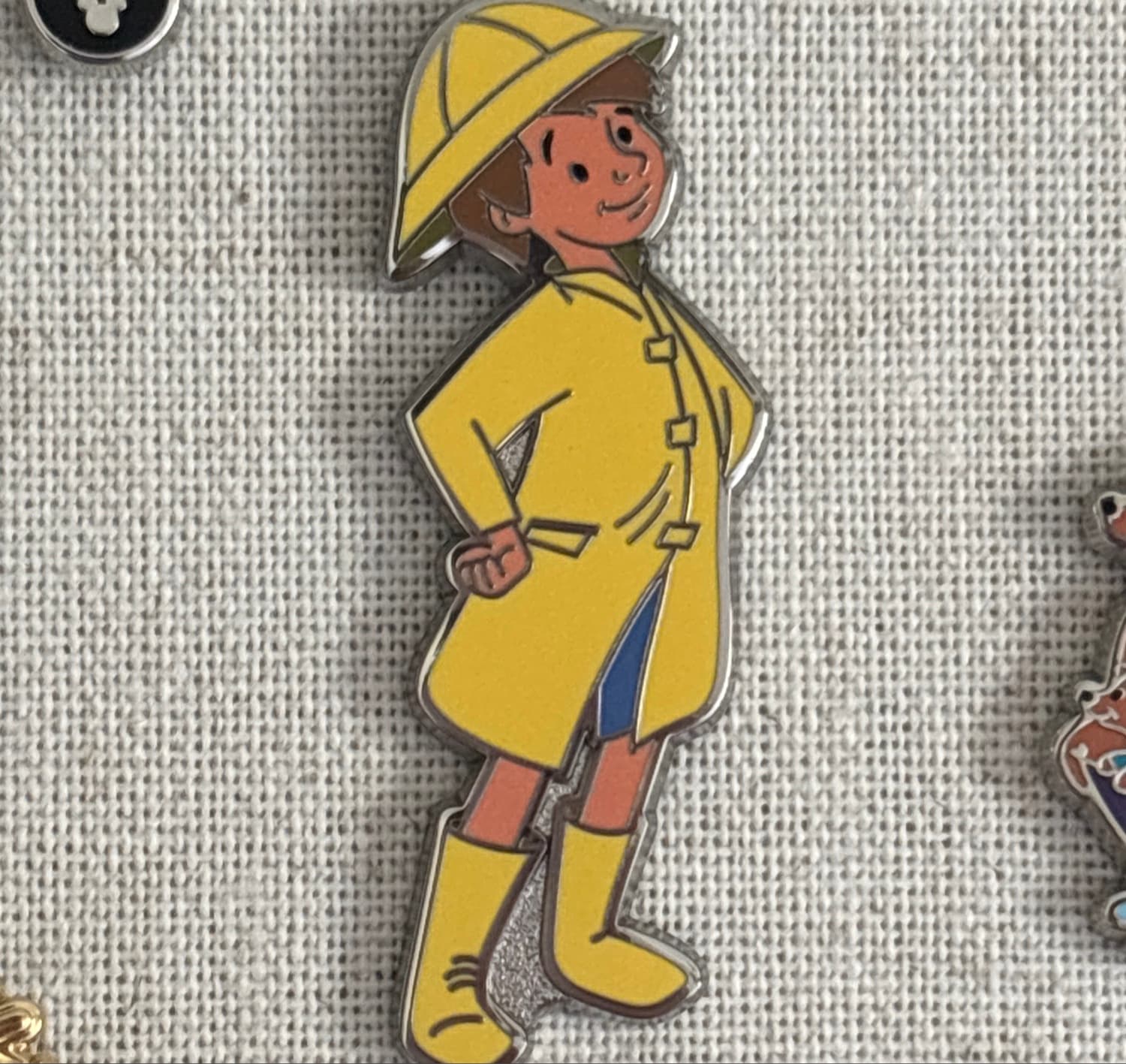 Winnie the Pooh - Christopher Robin & Friends Rainy Day Pin Set - Christopher Robin ONLY front