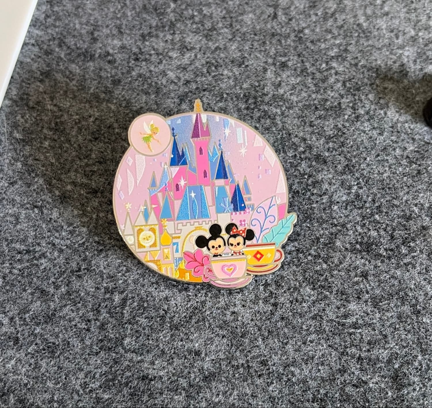 Mickey and Minnie Mouse with Tinker Bell Fantasyland