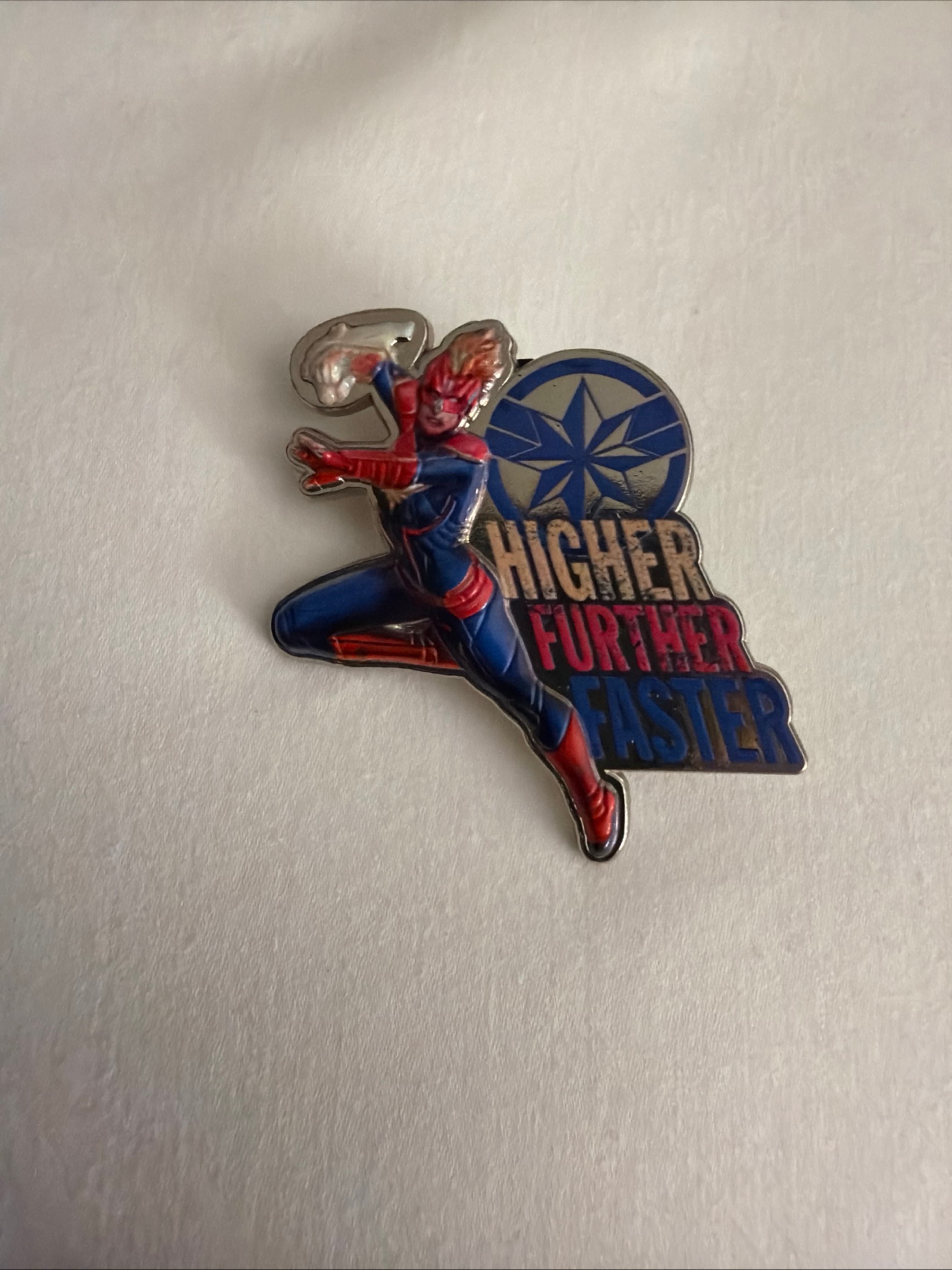 Captain Marvel Higher Further Faster front