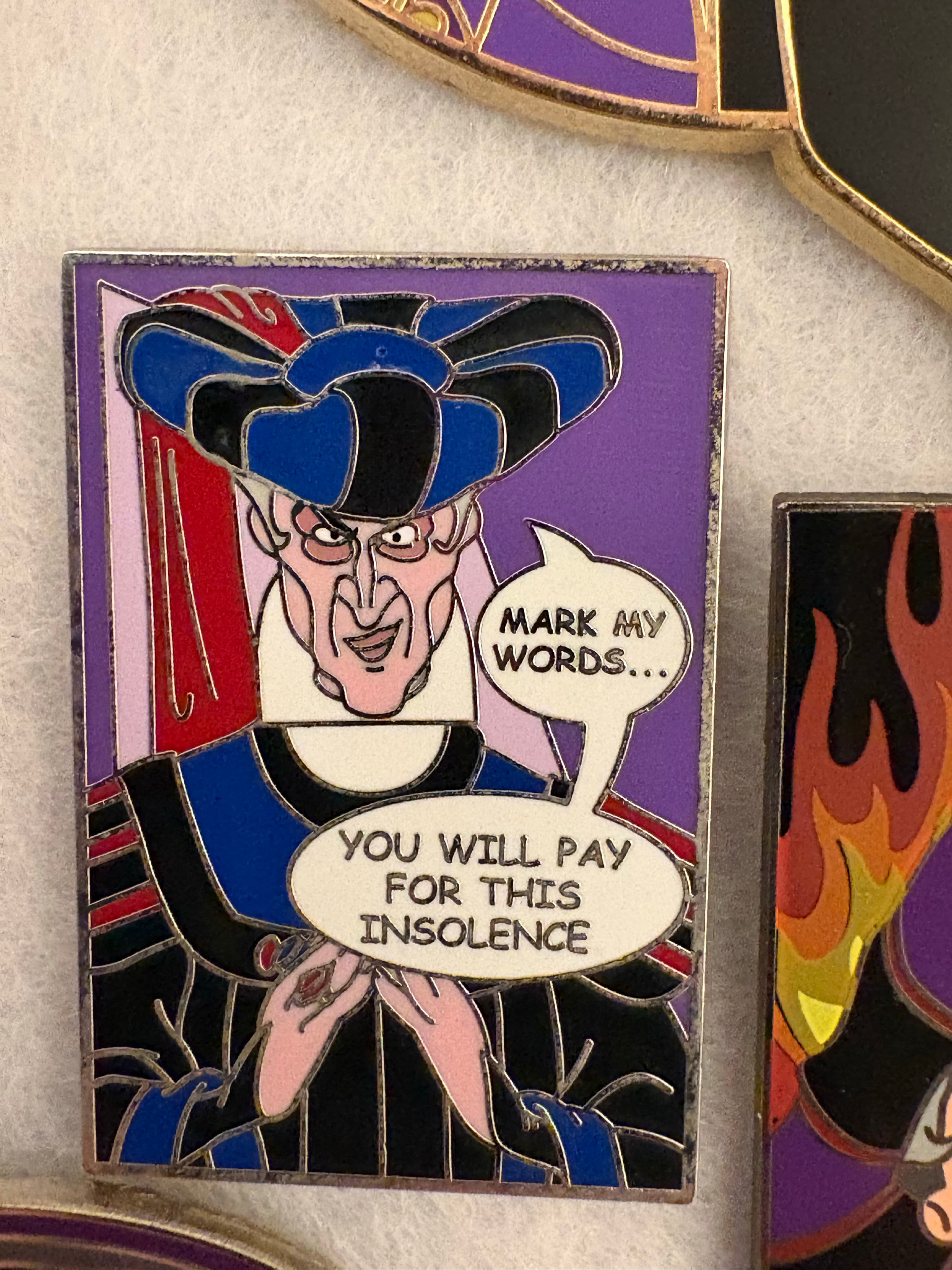 Villains Comics Mystery Pin Set