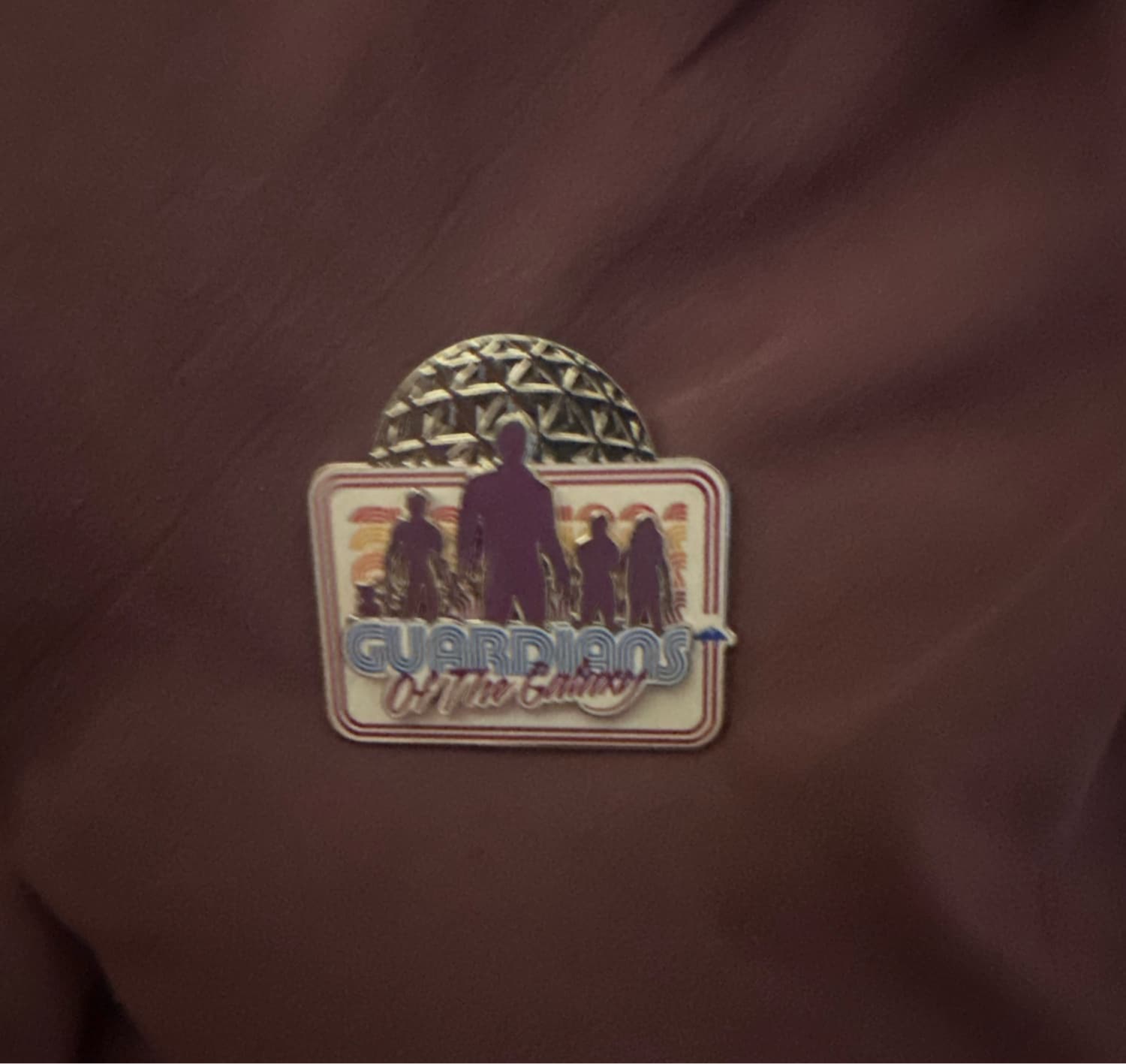 Guardians of the Galaxy: Cosmic Rewind Silhouette Pin