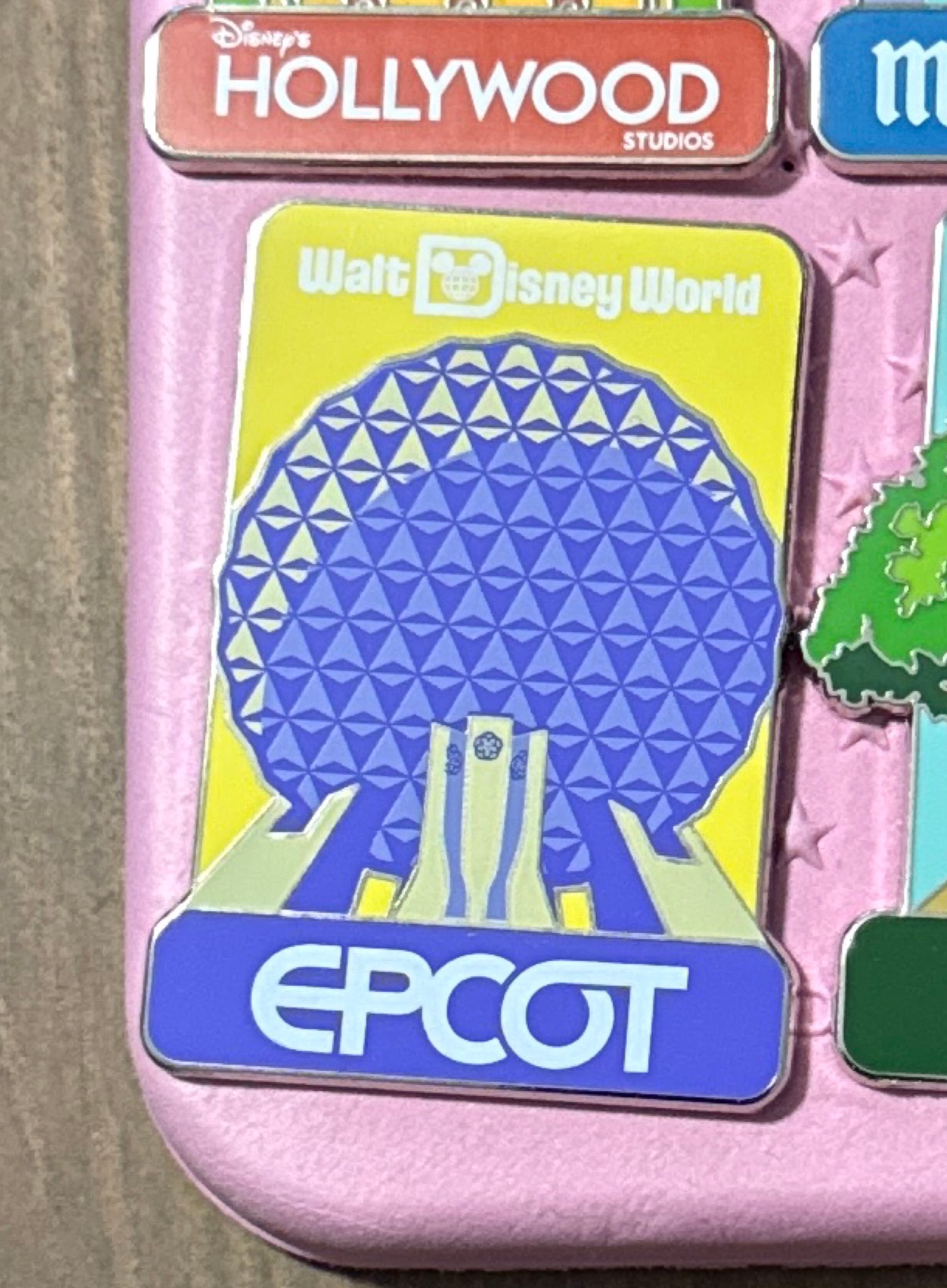 Spaceship Earth and Entrance Fountain - Walt Disney World Park Icons front