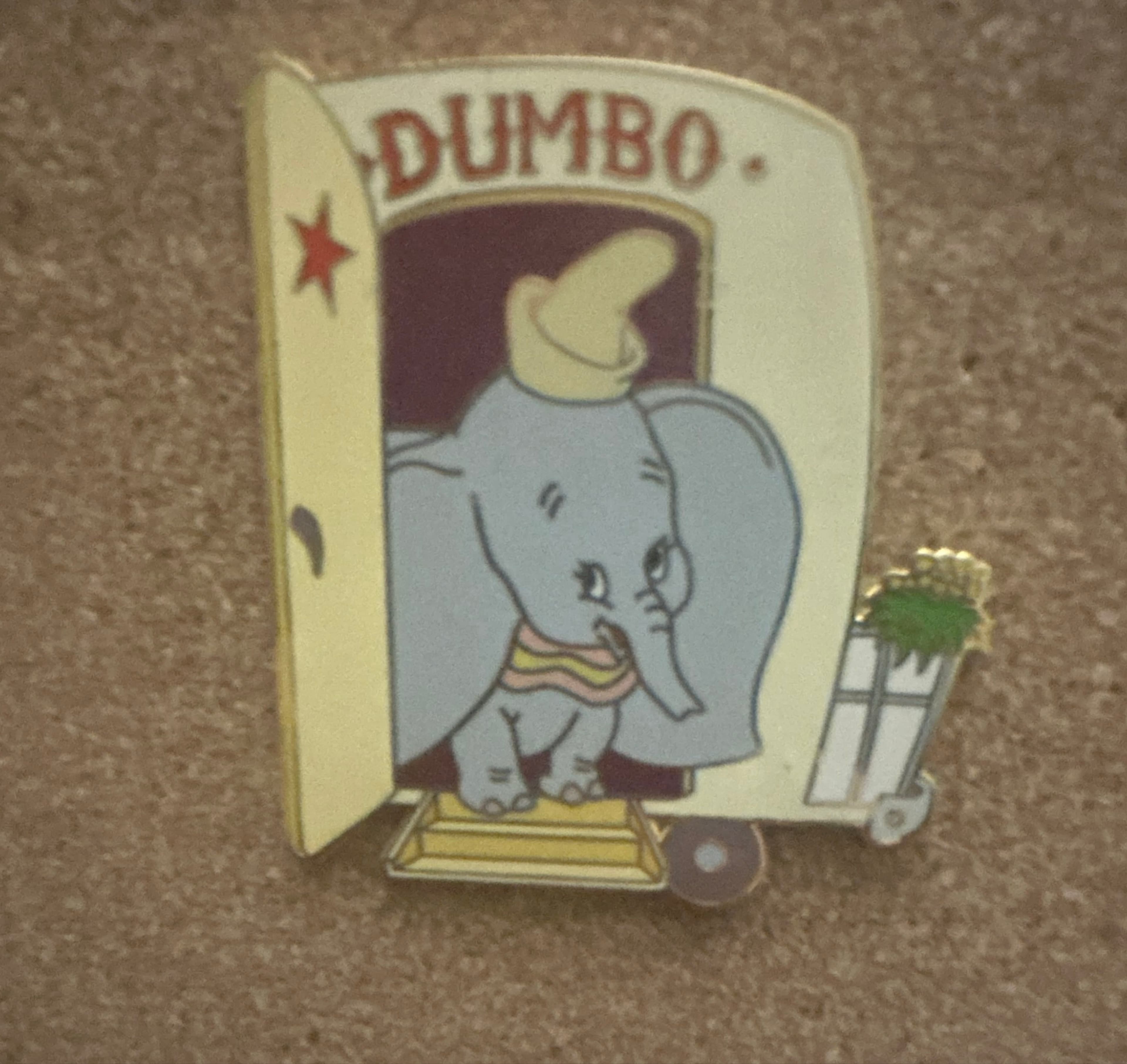 Dumbo - Circus Tent - Book Cover - Disney Auctions Pin front