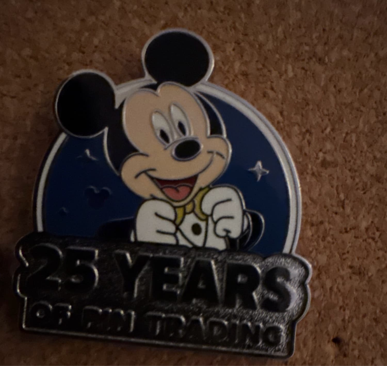 Mickey Mouse 25th Anniversary of Pin Trading Pin