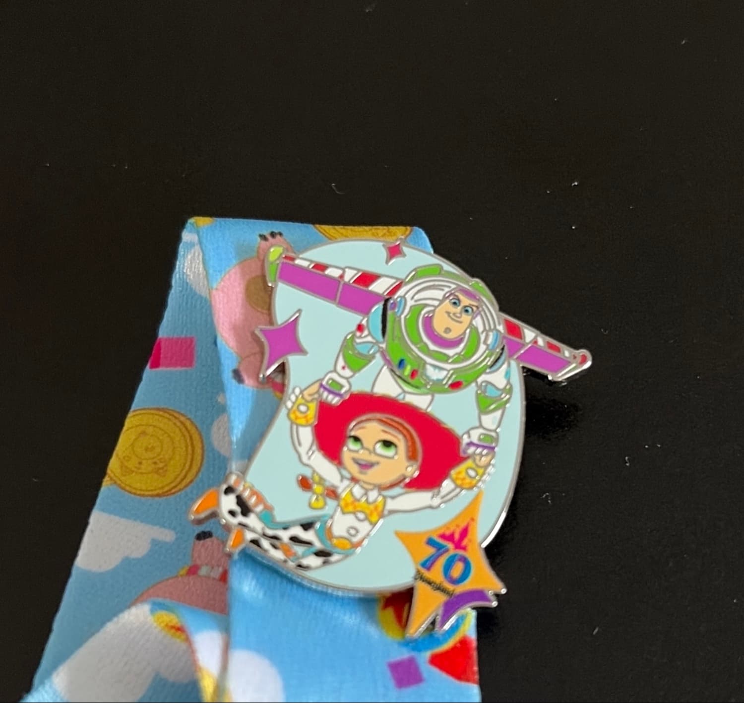 Disneyland 70th Anniversary Mystery Pin Set - Buzz Lightyear with Jessie