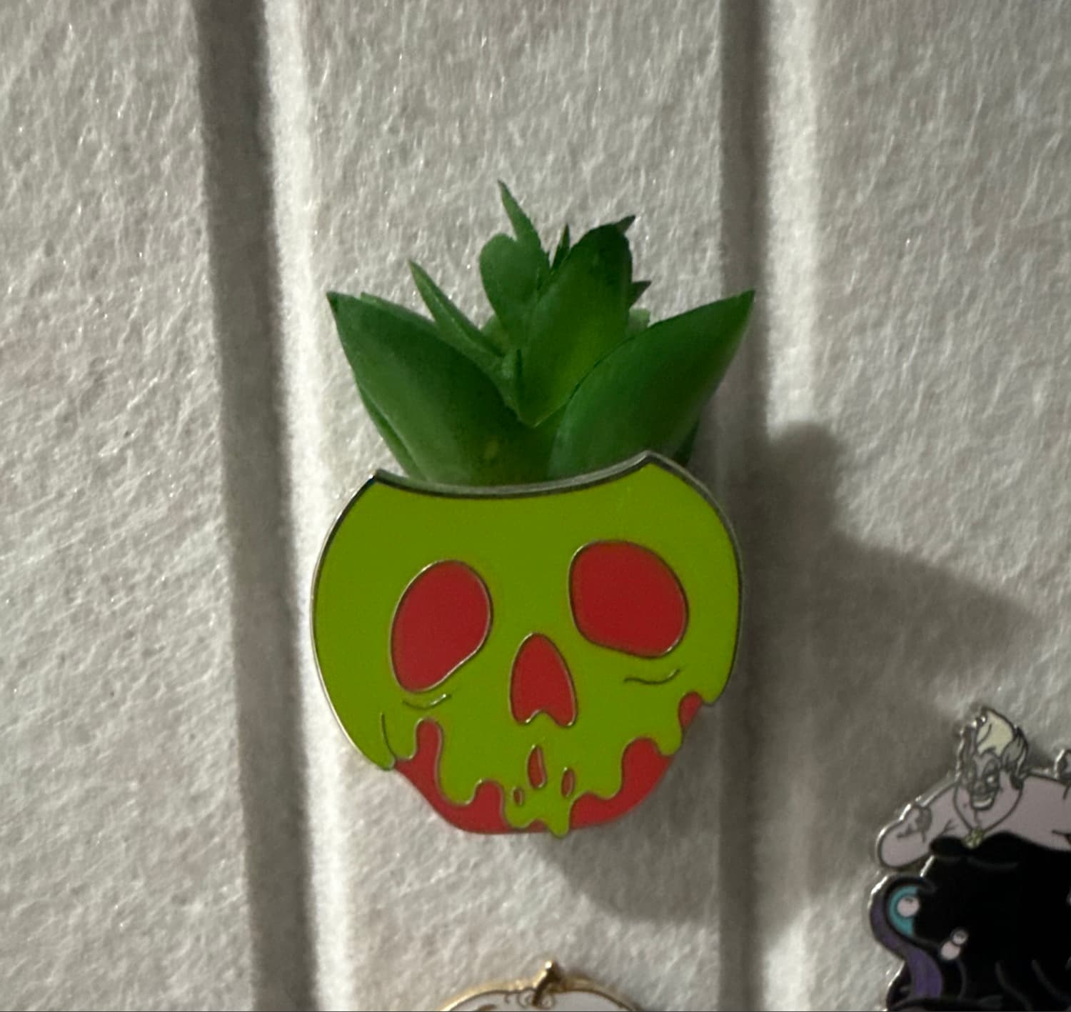 Poisoned Apple Succulent Pin front