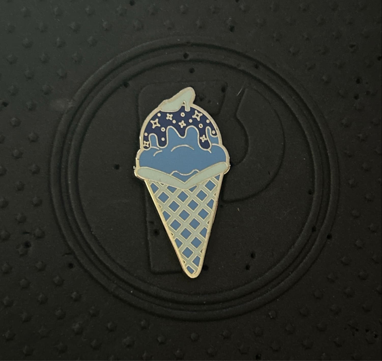 Ice Cream Cone - Blue with Stars
