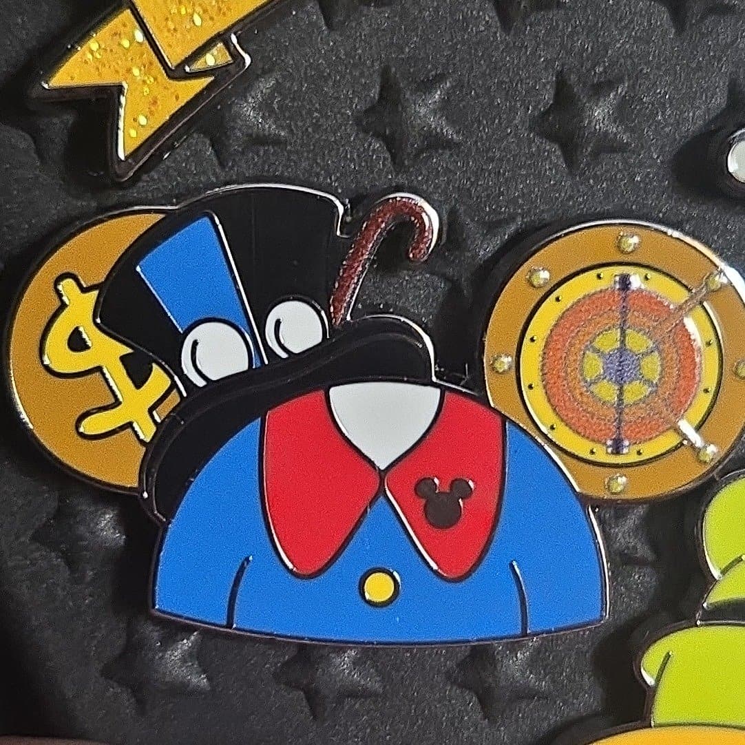 Scrooge McDuck Ear Hat Hidden Mickey Pin