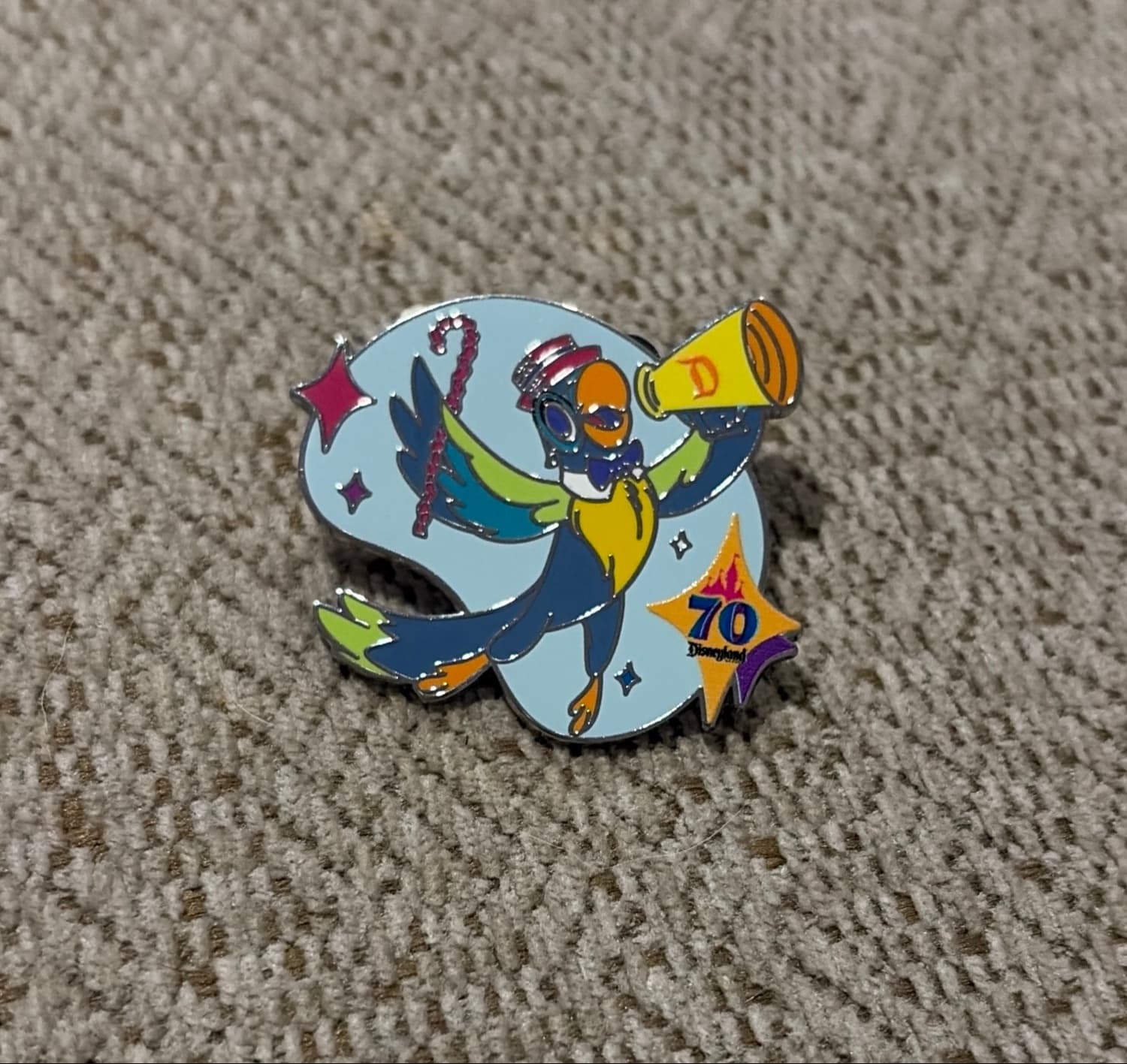 Juan the Barker Bird - Disneyland 70th Anniversary Mystery Pin