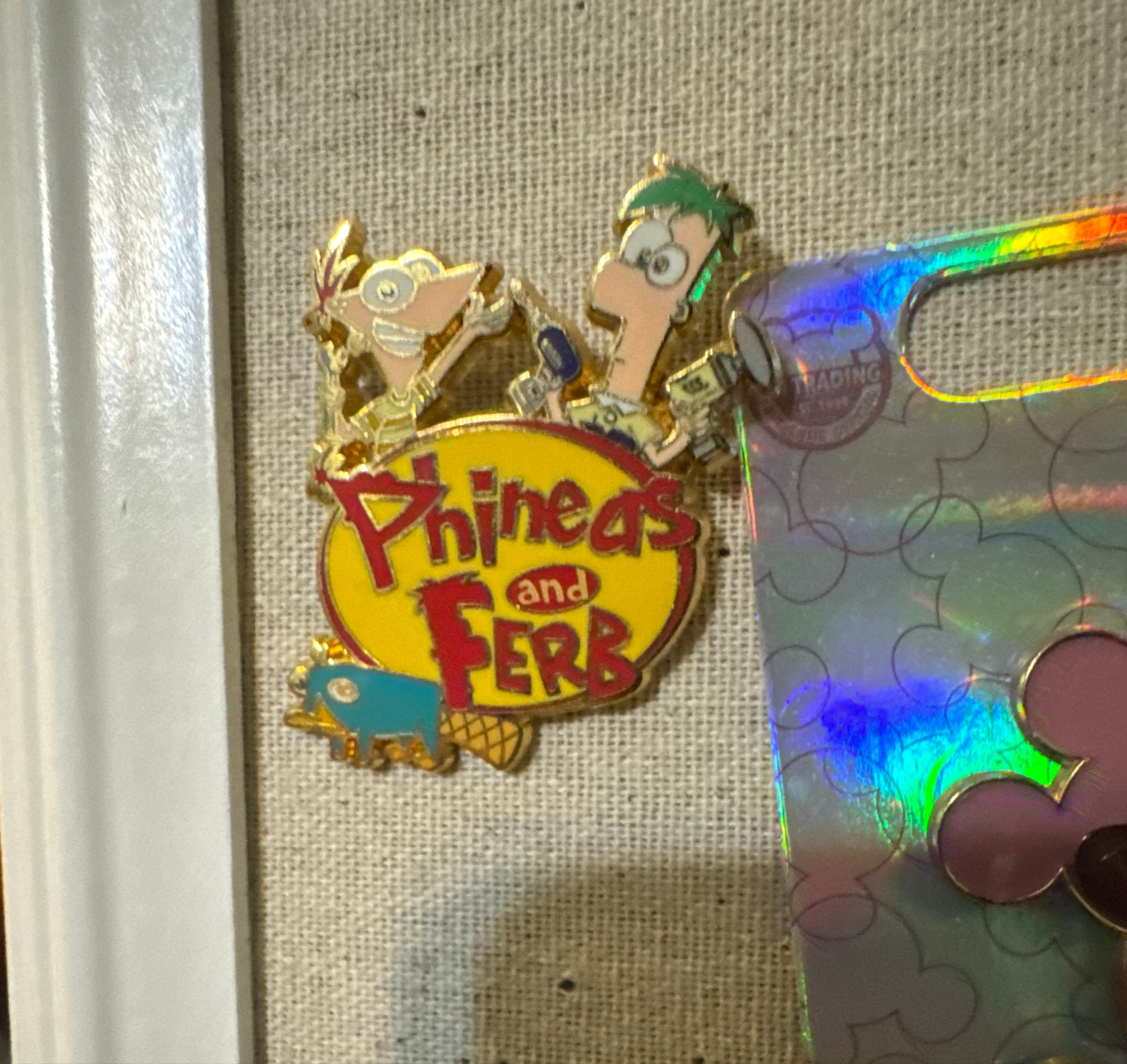 Phineas and Ferb Logo with Perry the Platypus