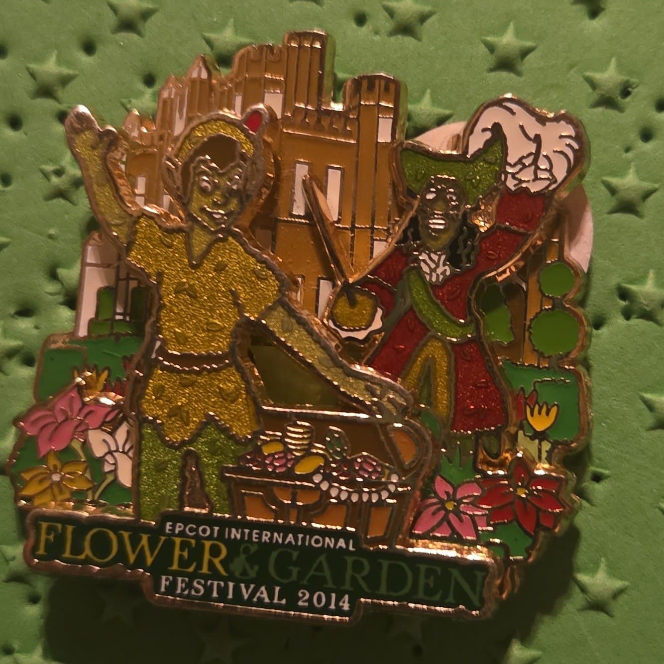 Disney's 2014 EPCOT Flower & Garden Festival LE Pin - Peter Pan And Captain Hook