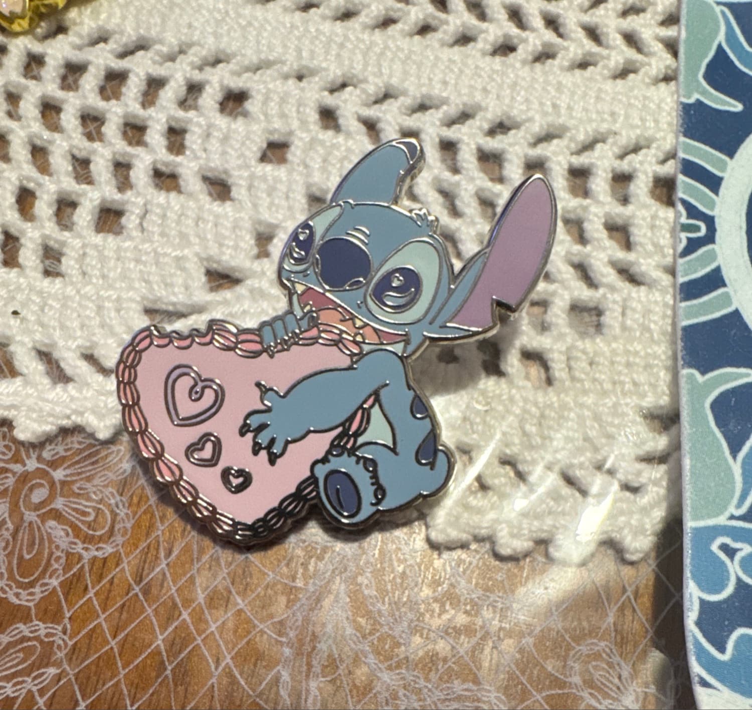 Stitch & Angel Be Mine Mystery Box Pin