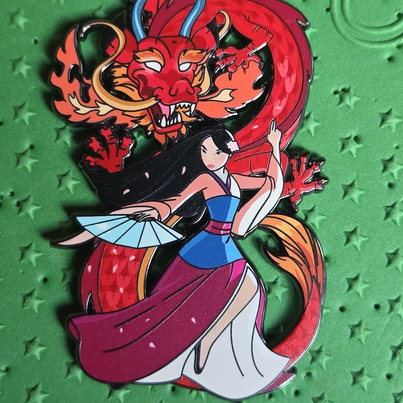 MULAN FIGHTING DRAGON 3" JUMBO FANTASY