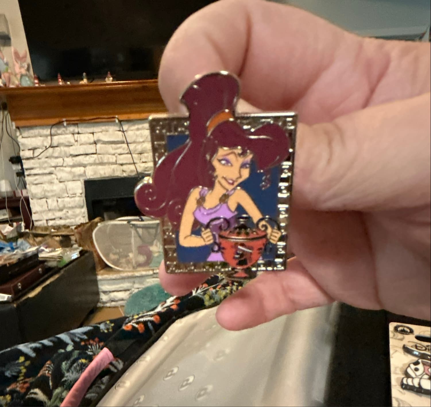 Megara Holding Hercules' Urn Pin