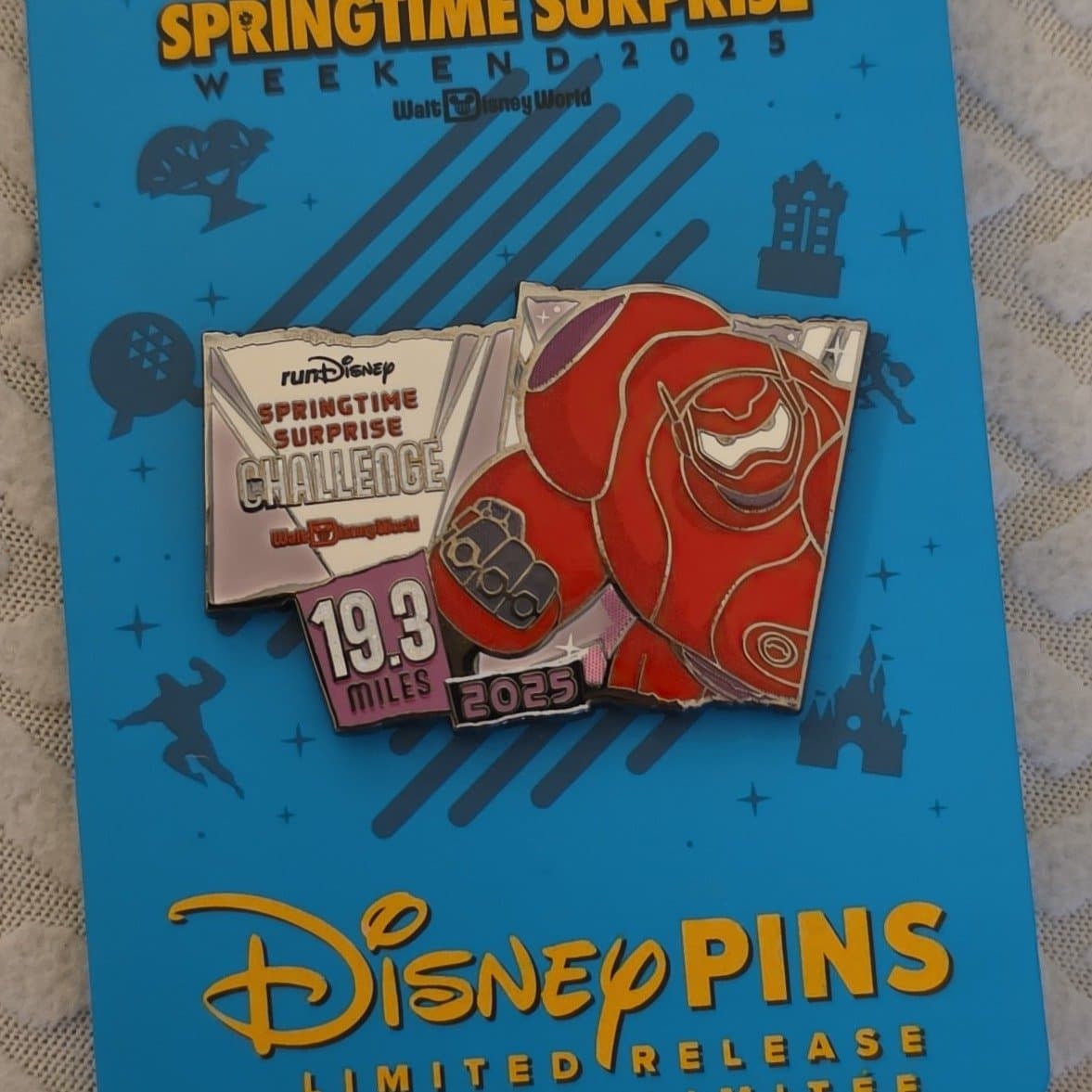 Baymax 19.3 Miles Challenge Slider Pin