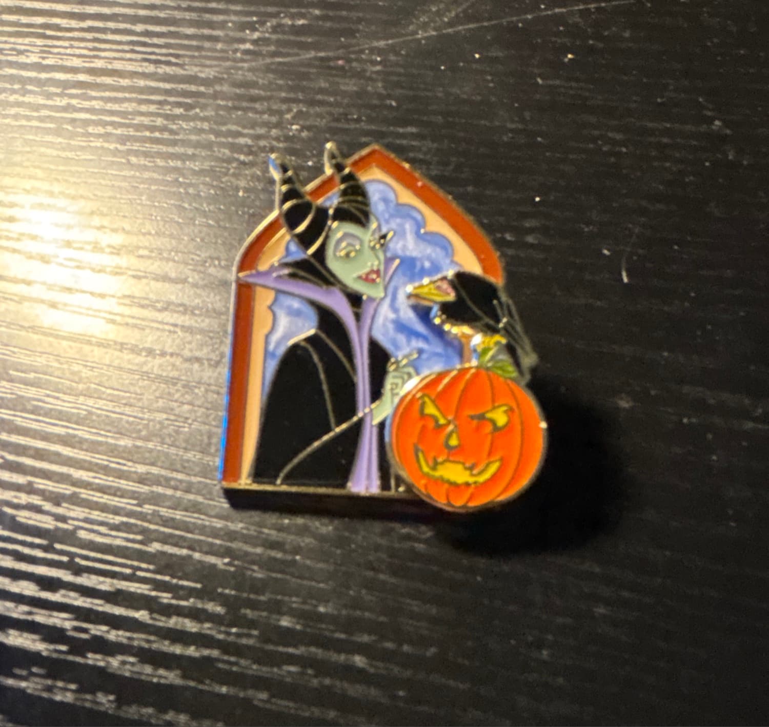 DPB - Halloween Pin - Maleficent & Diablo front