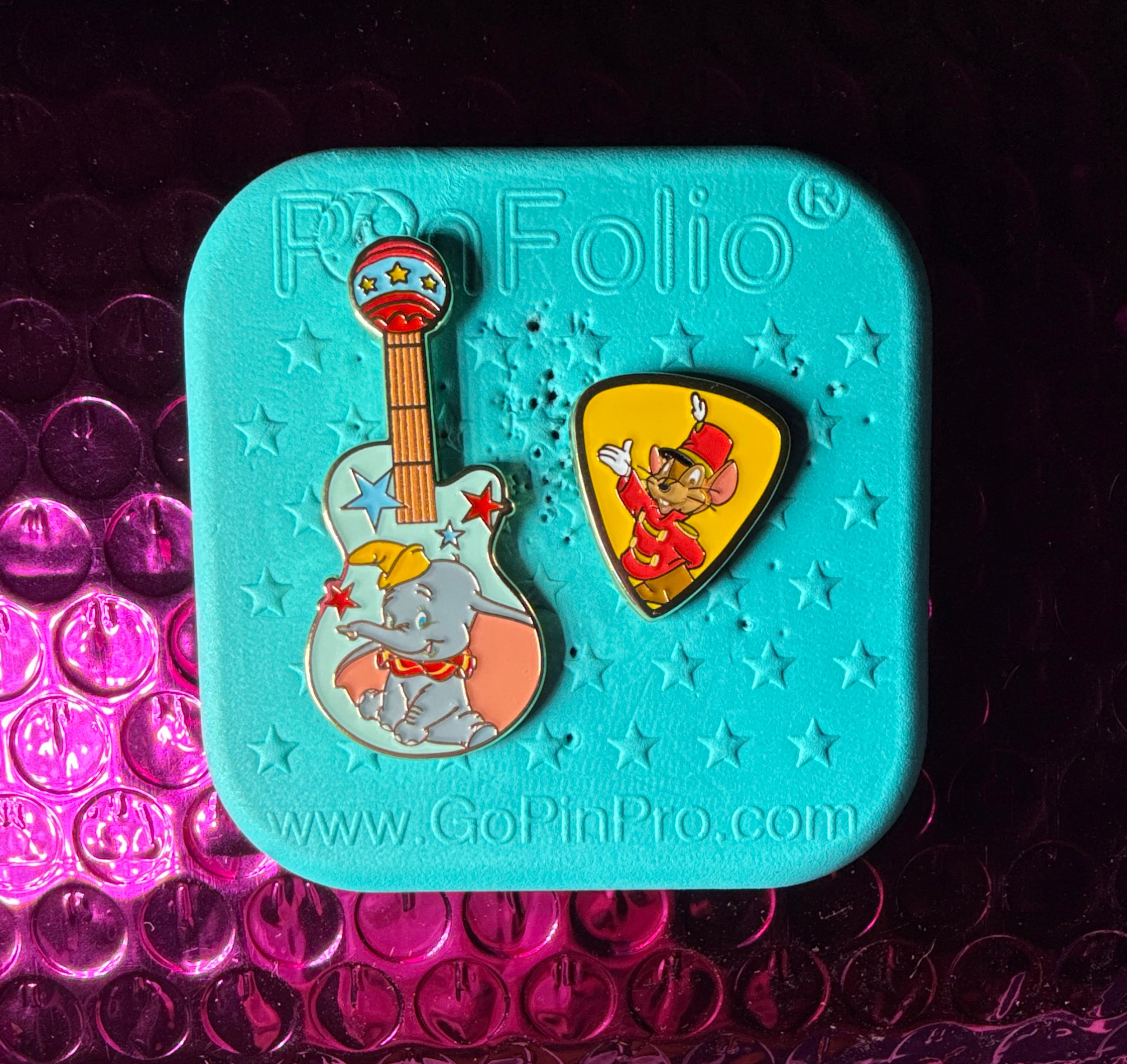 Loungefly Disney Guitar & Pick Blind Box Enamel Pin Set