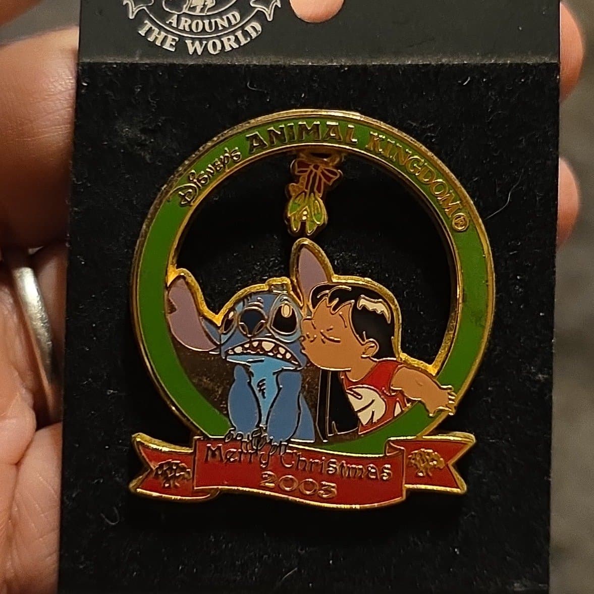 Lilo & Stitch Dangle - Christmas Mistletoe Series 2003