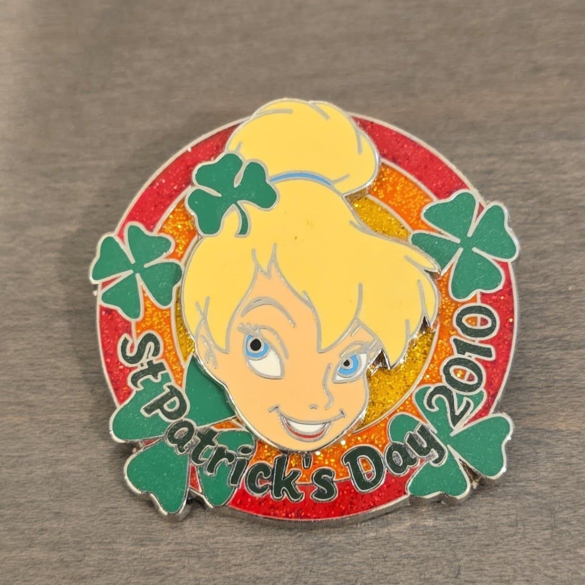 Tinker Bell St. Patrick's Day 2010 3-D Pin