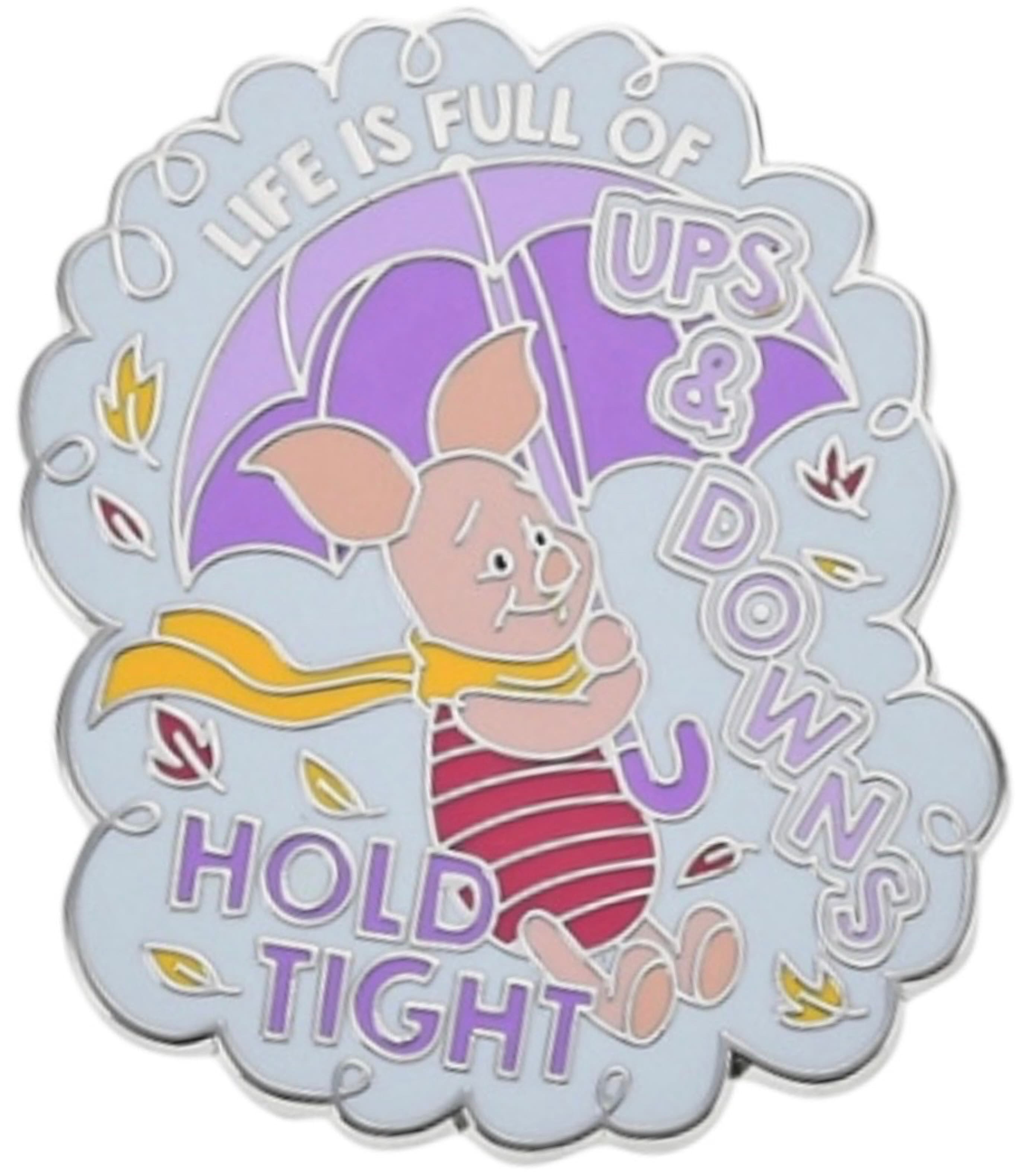 Piglet Life is Full of Ups & Downs Hold Tight front