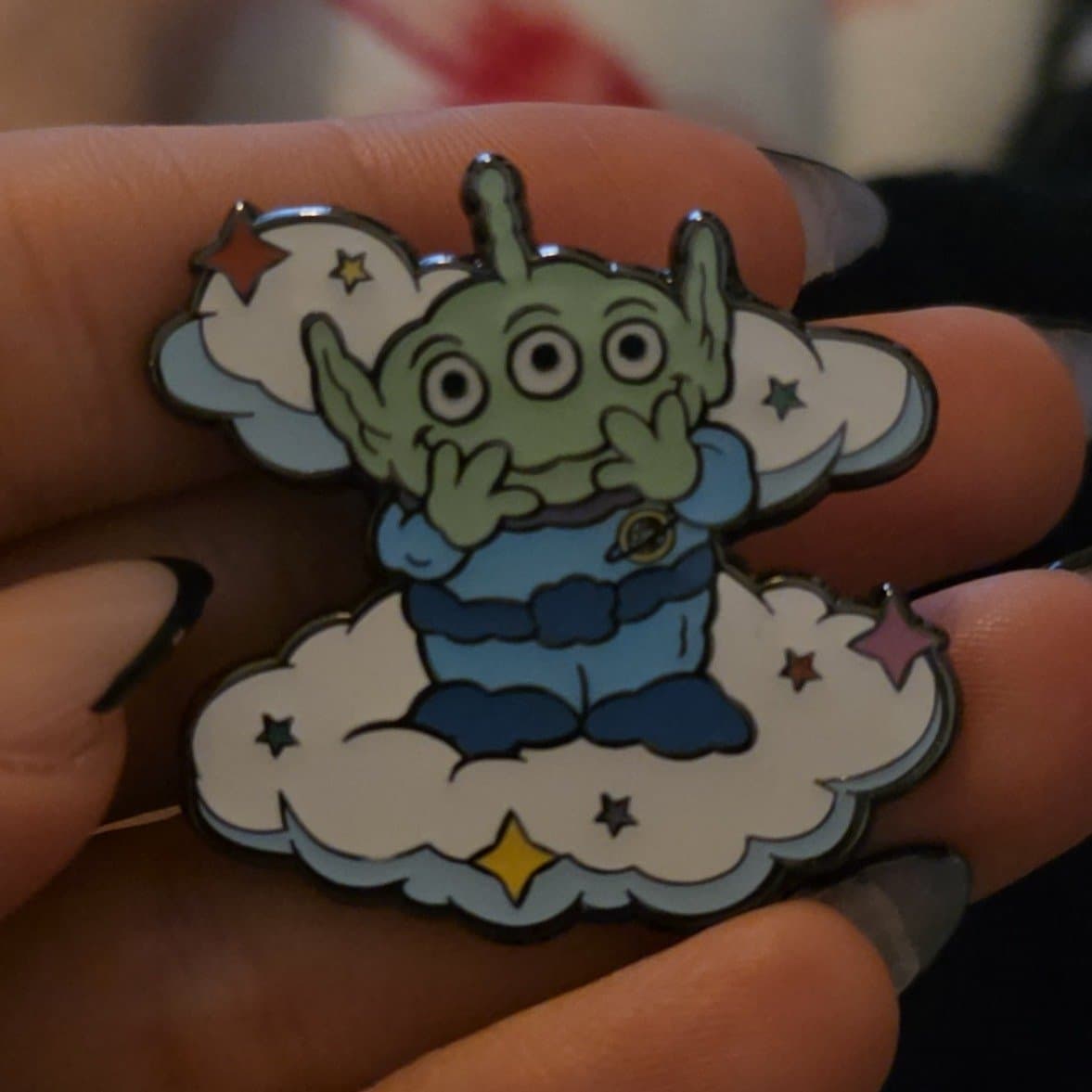 Loungefly Pixar Clouds Mystery - Little Green Man (LGM) Alien front
