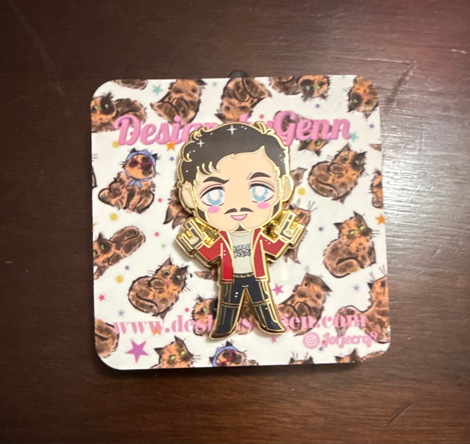 Superhero Star-Lord | Cute Chibi' Enamel Pin - Designs by Genn