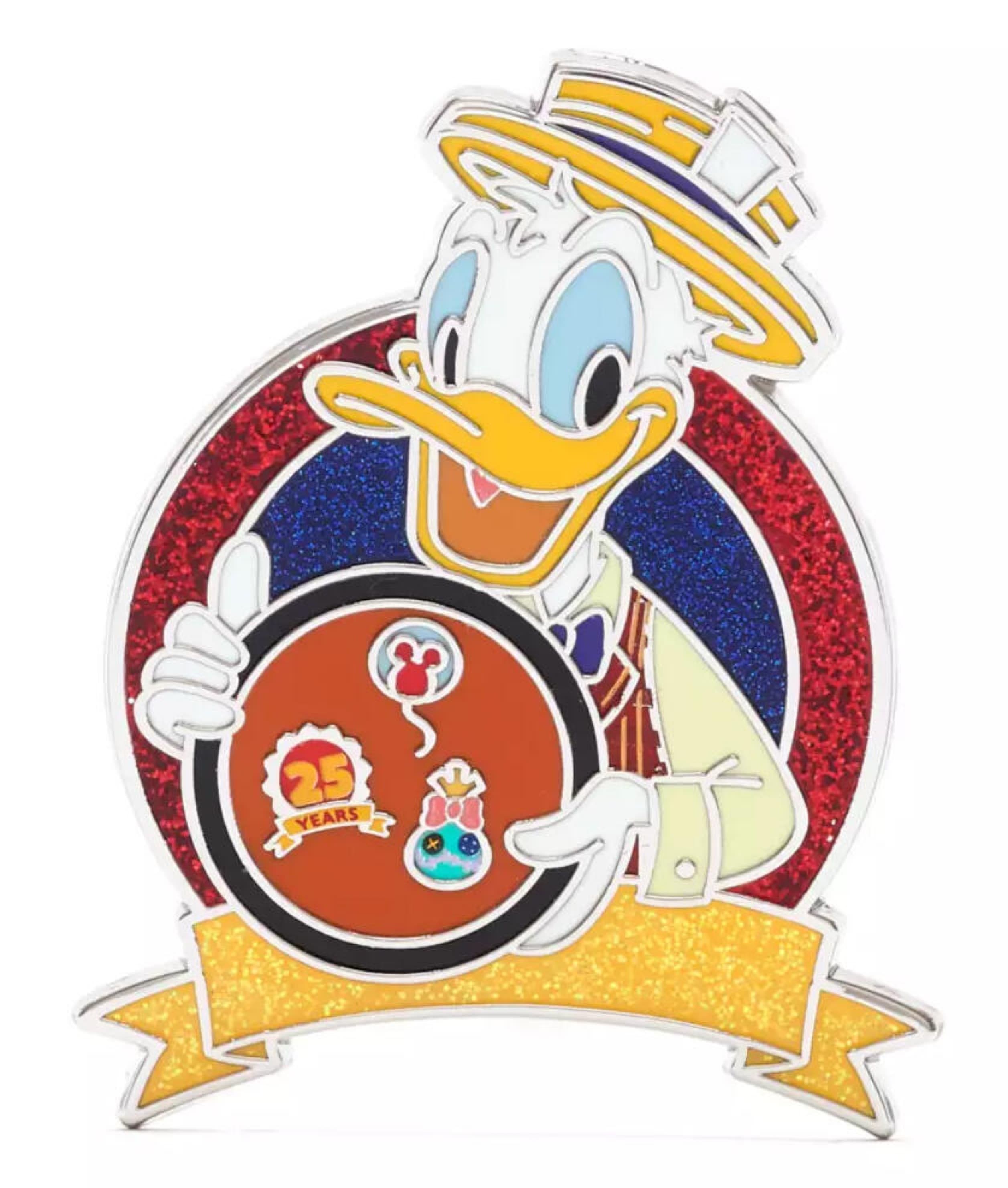 Donald Duck as Scoop Sanderson Pin Trading Board front