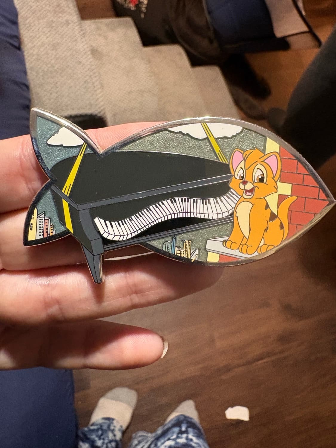Oliver fish fantasy pin front