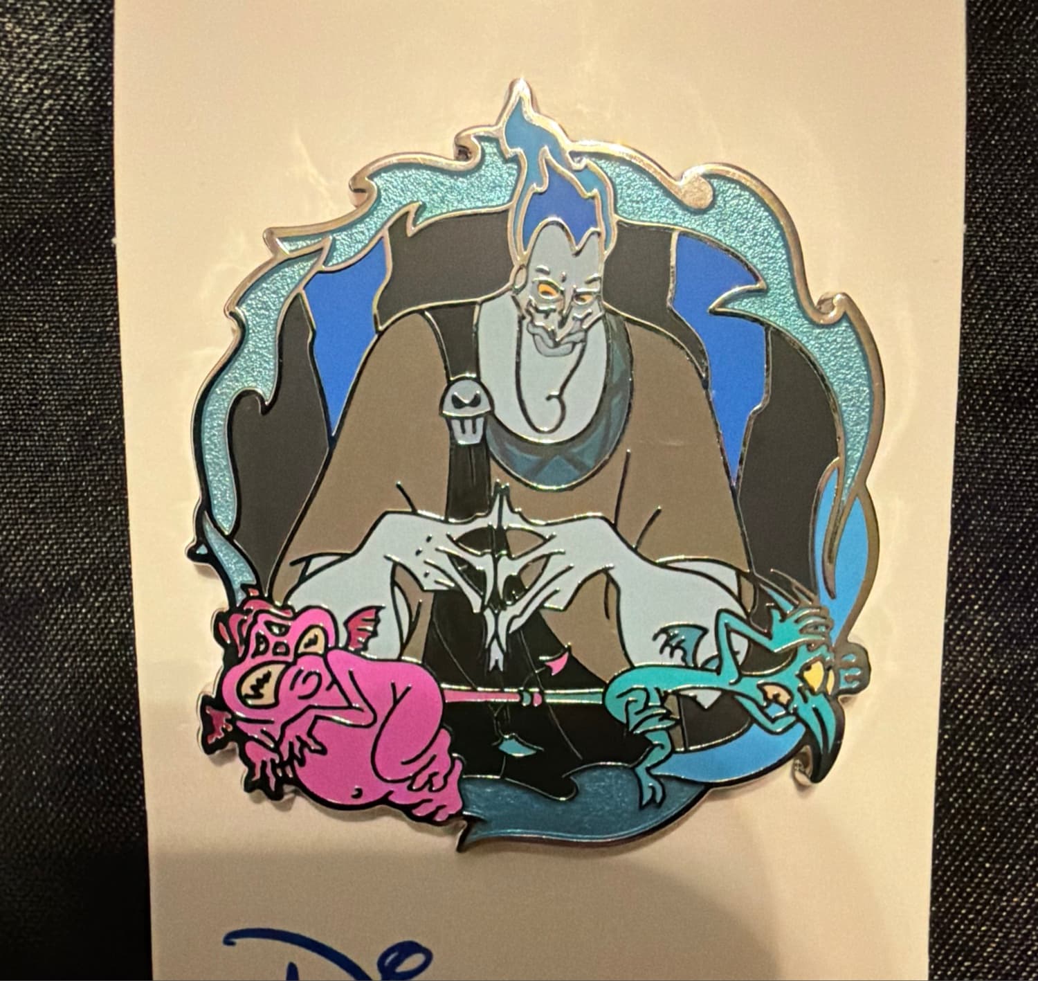 Hades, Pain, and Panic Pin - Hercules front