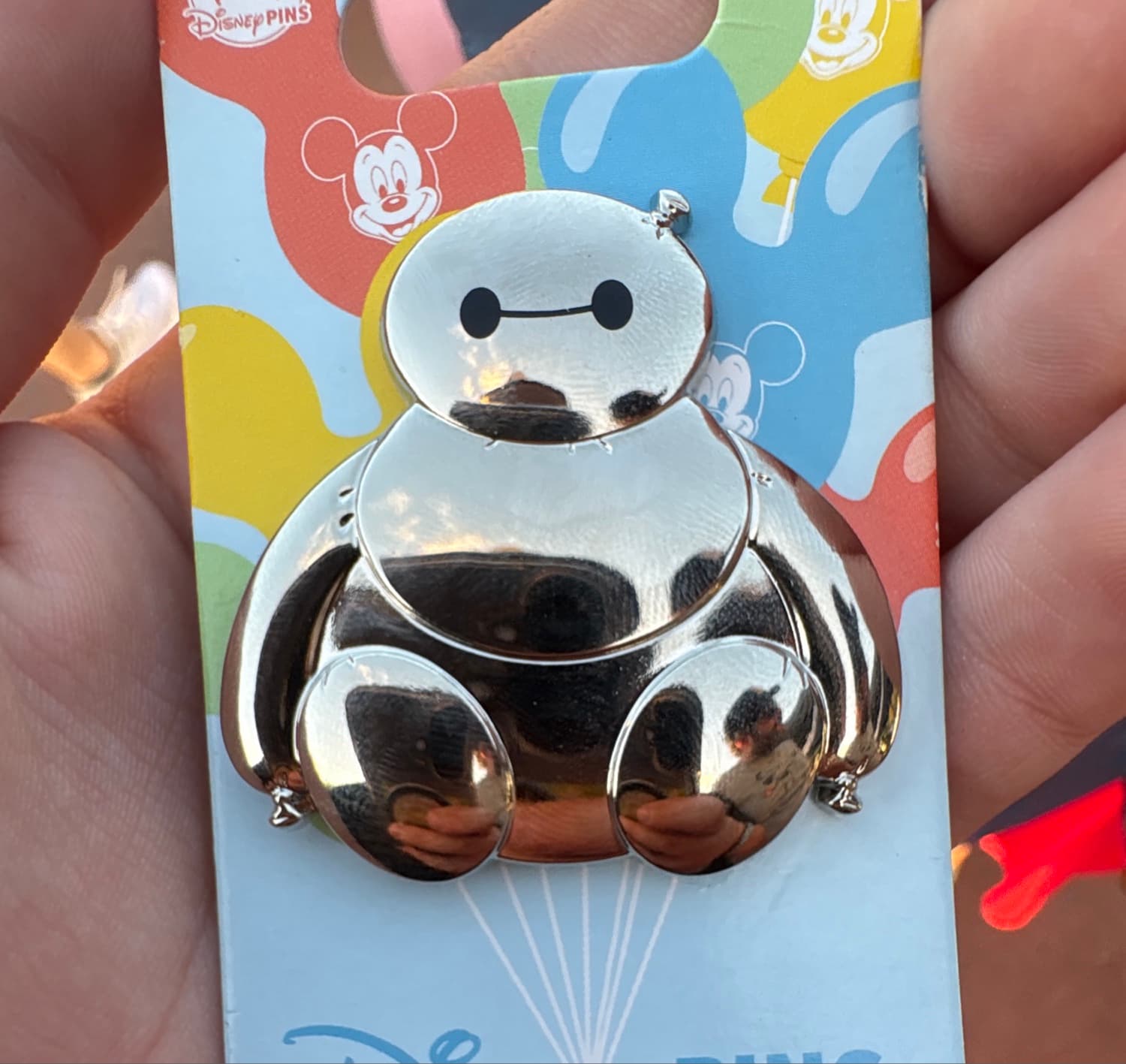 Baymax Balloon Pin front