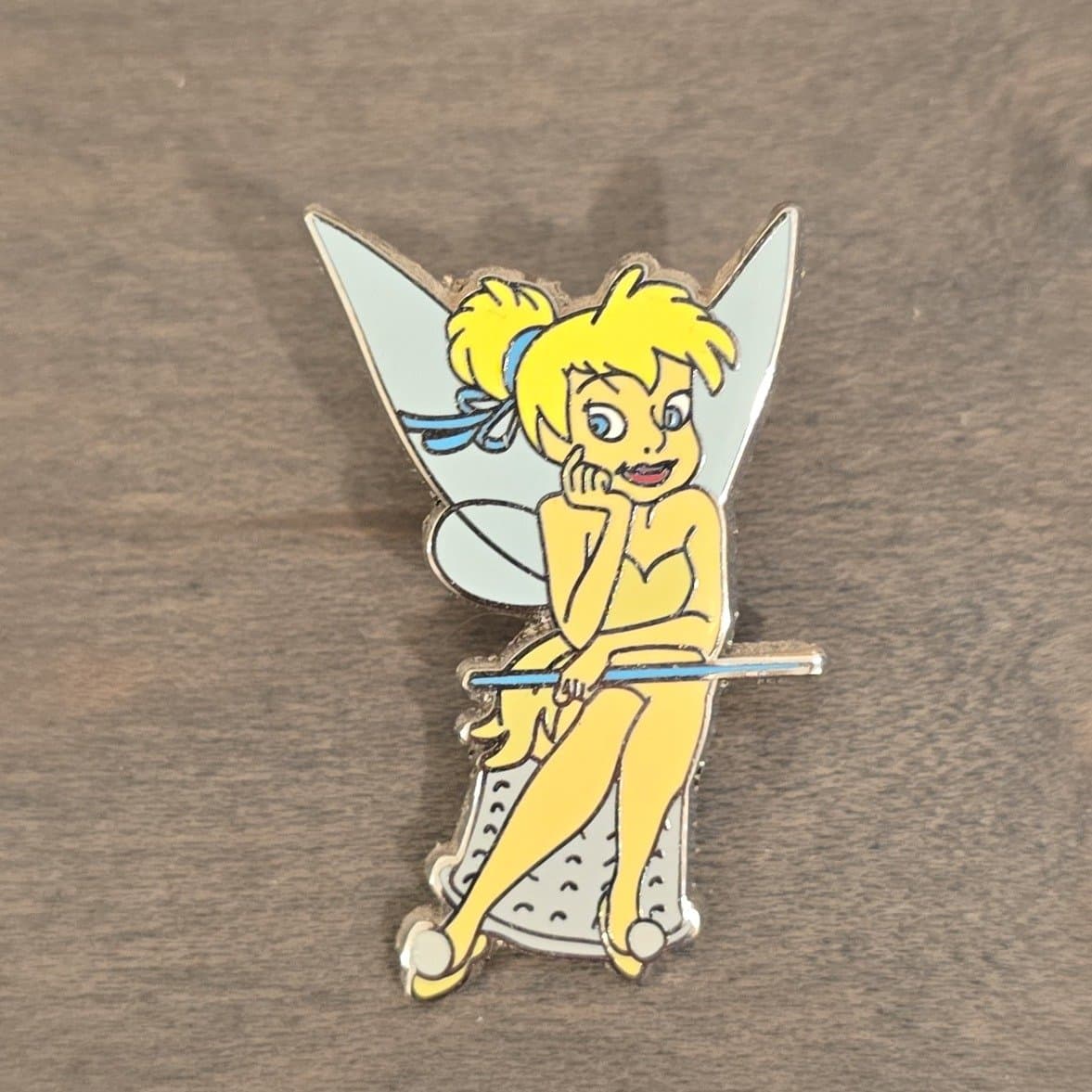 Tinker Bell Sitting with Wand