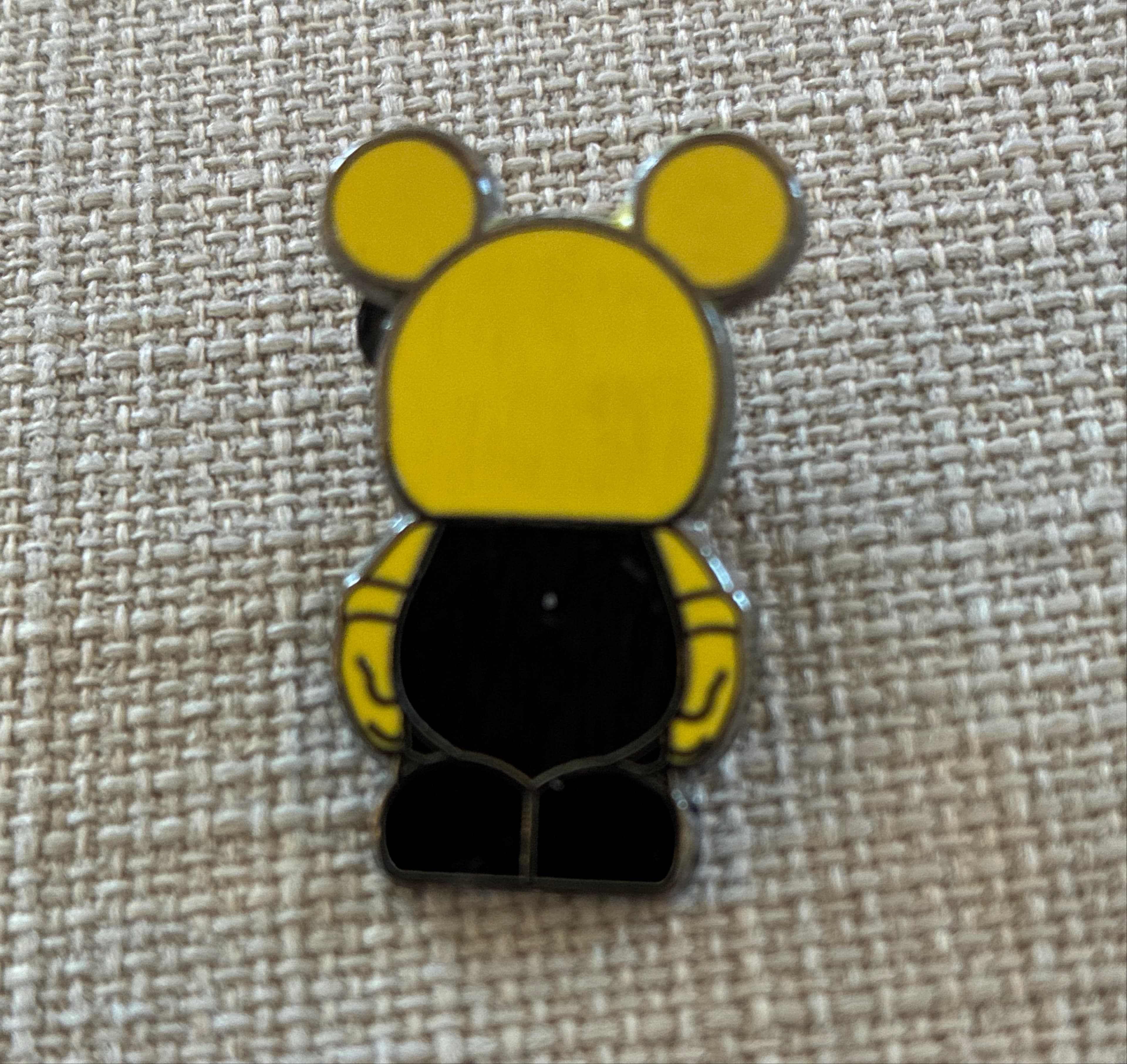Mickey Mouse Vinylmation Jr. - Yellow Black