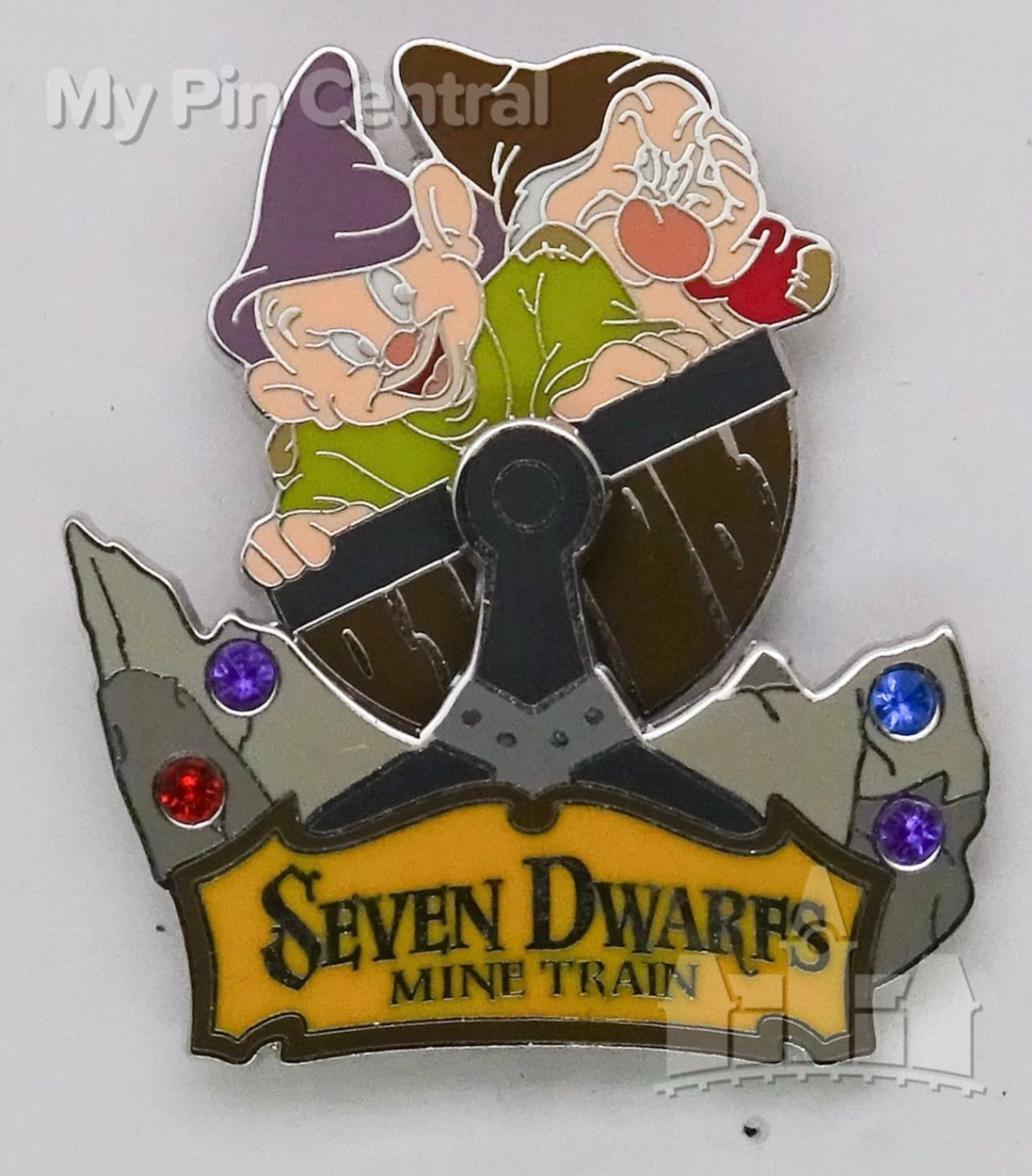 Seven Dwarfs Mine Train Dopey & Grumpy Pin