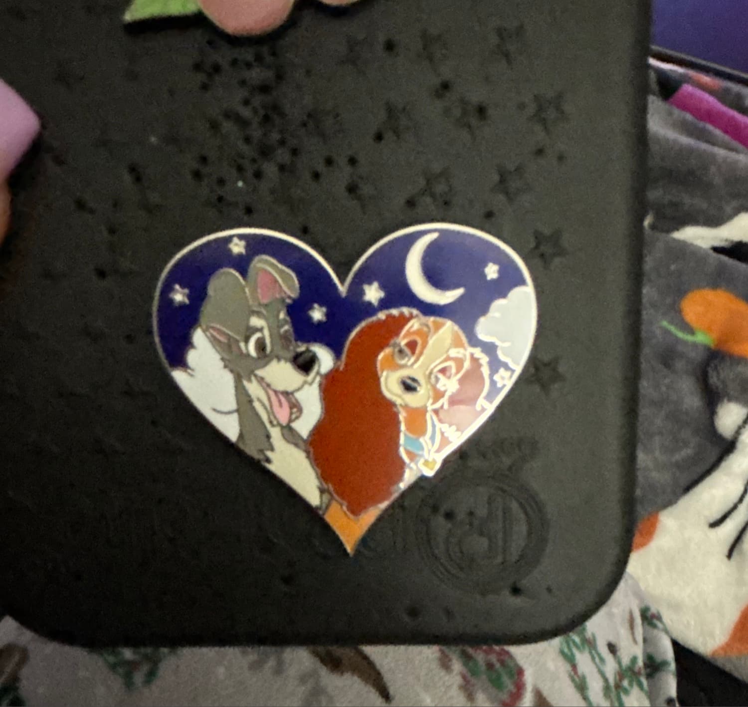 Lady and the Tramp 60th Anniversary Heart Pin