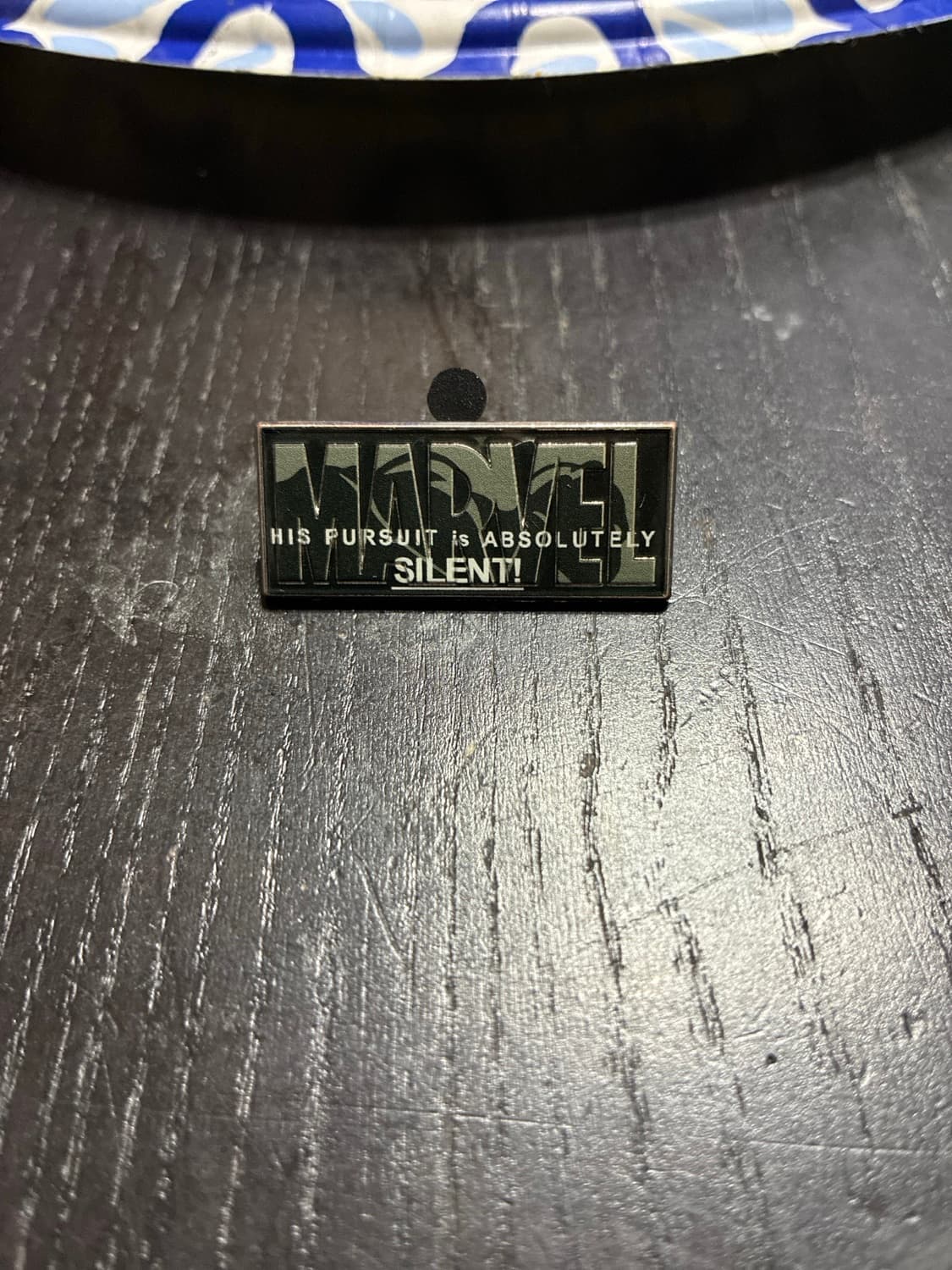Marvel Logo - Black Panther - His Pursuit is Absolutely Silent! front